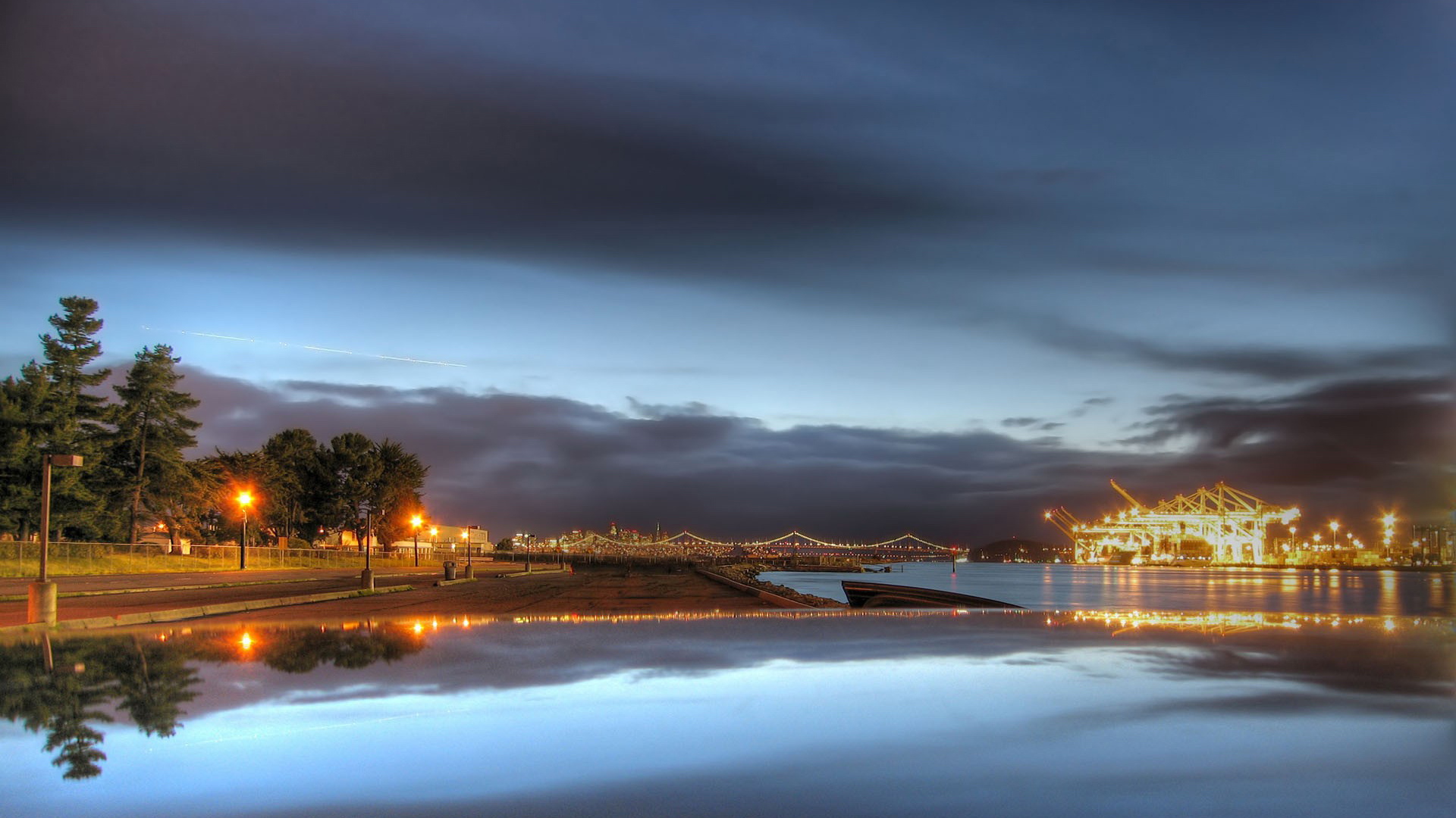 风景,城市夜景,儿童桌面专用