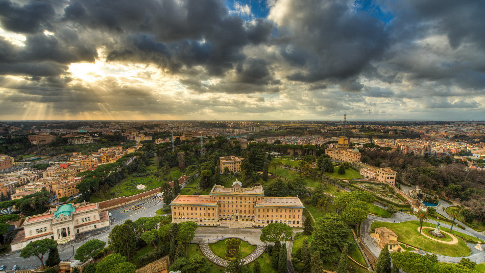 风景,落日余晖,儿童桌面专用