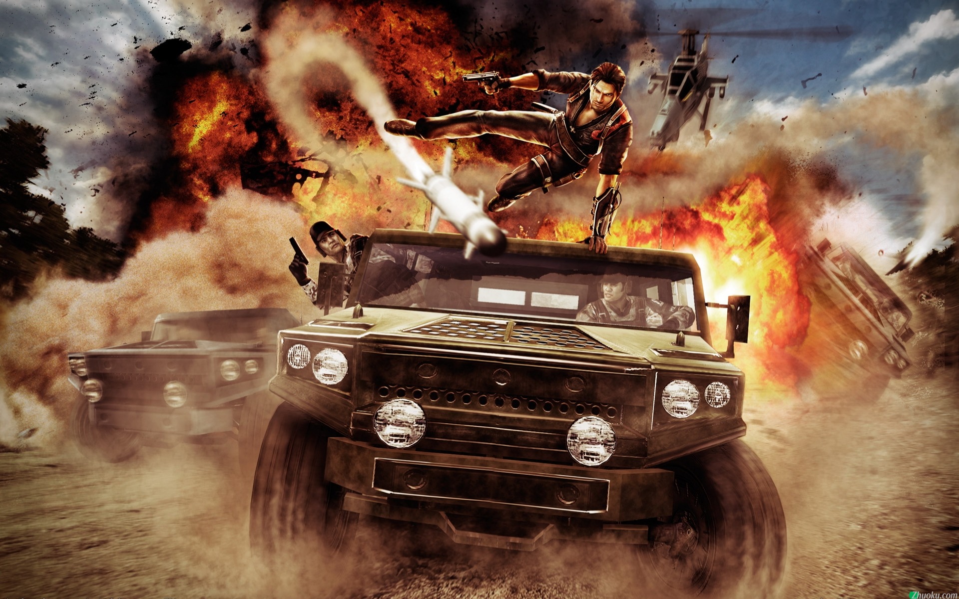 游戏,联机,动作,战争,正当防卫2,动作射击