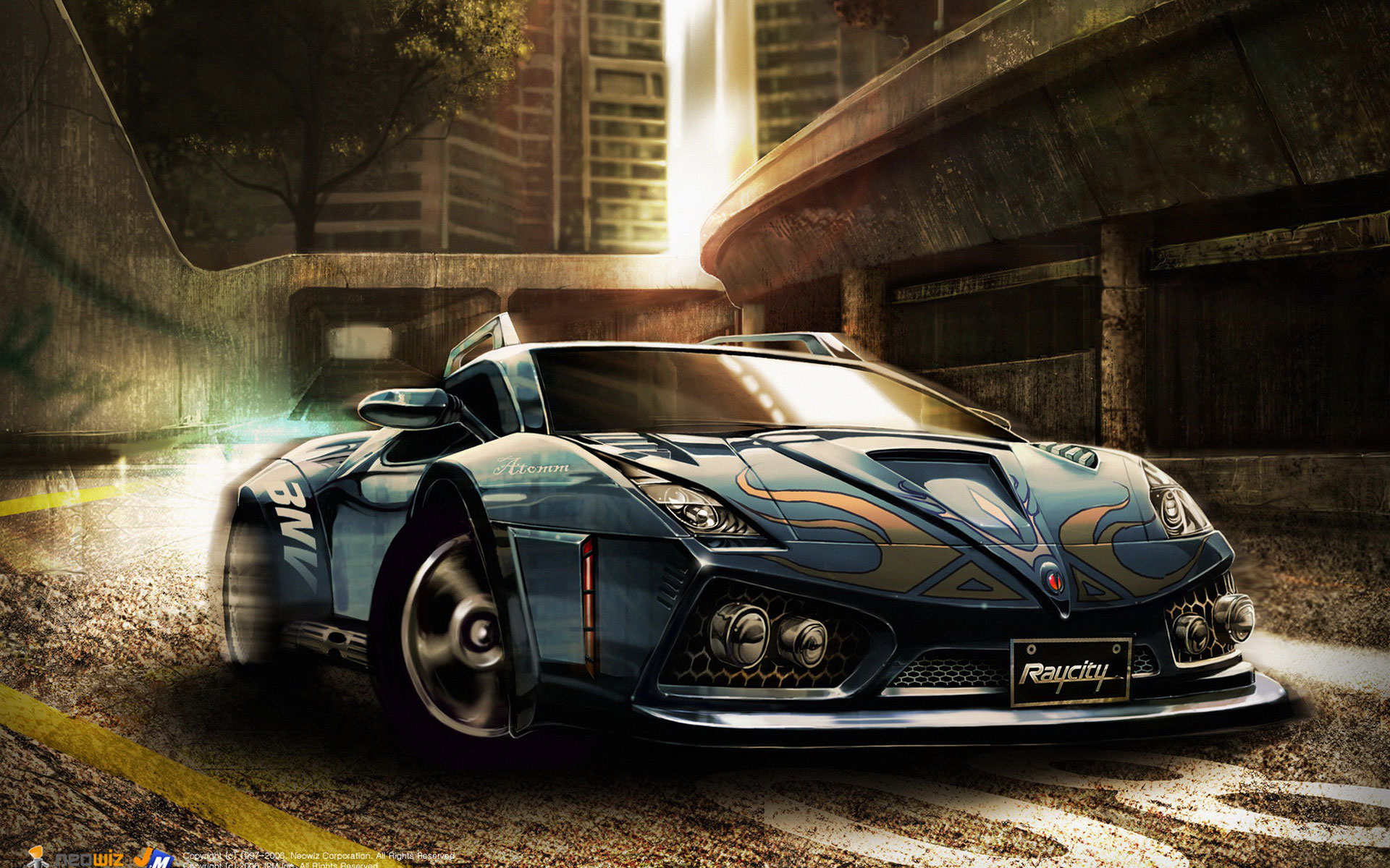 动感,汽车,超跑,游戏,光线飞车,儿童桌面专用