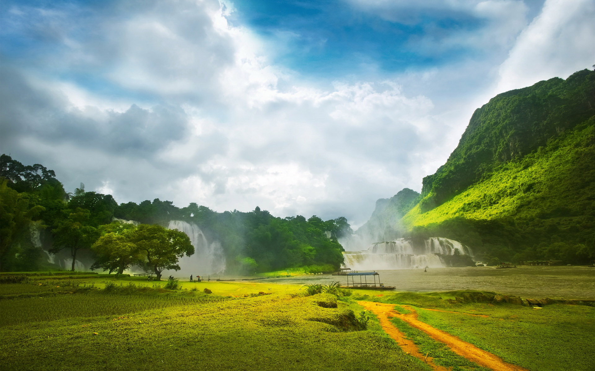风景,碧绿草原,儿童桌面专用