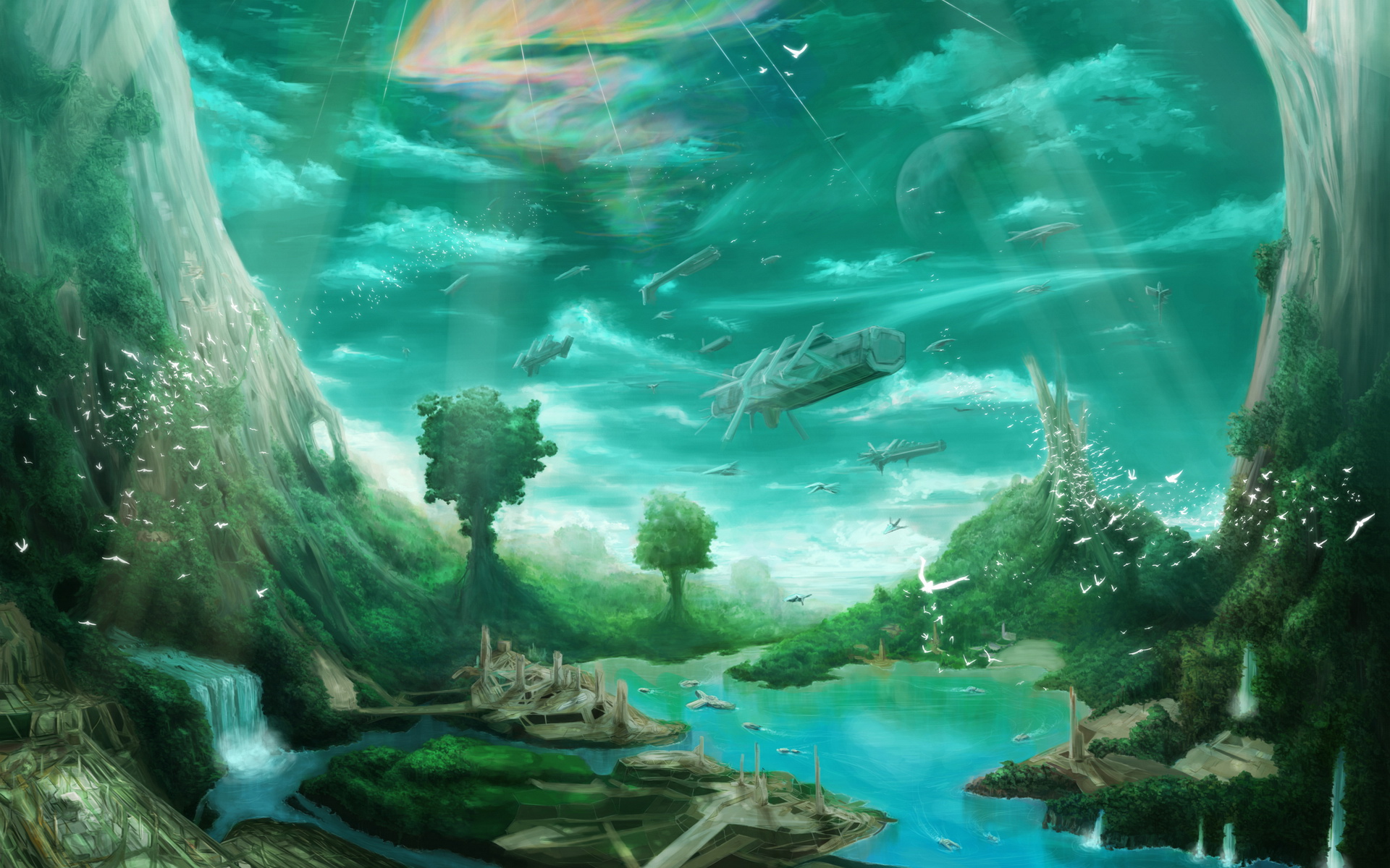 小清新,护眼壁纸,儿童桌面专用