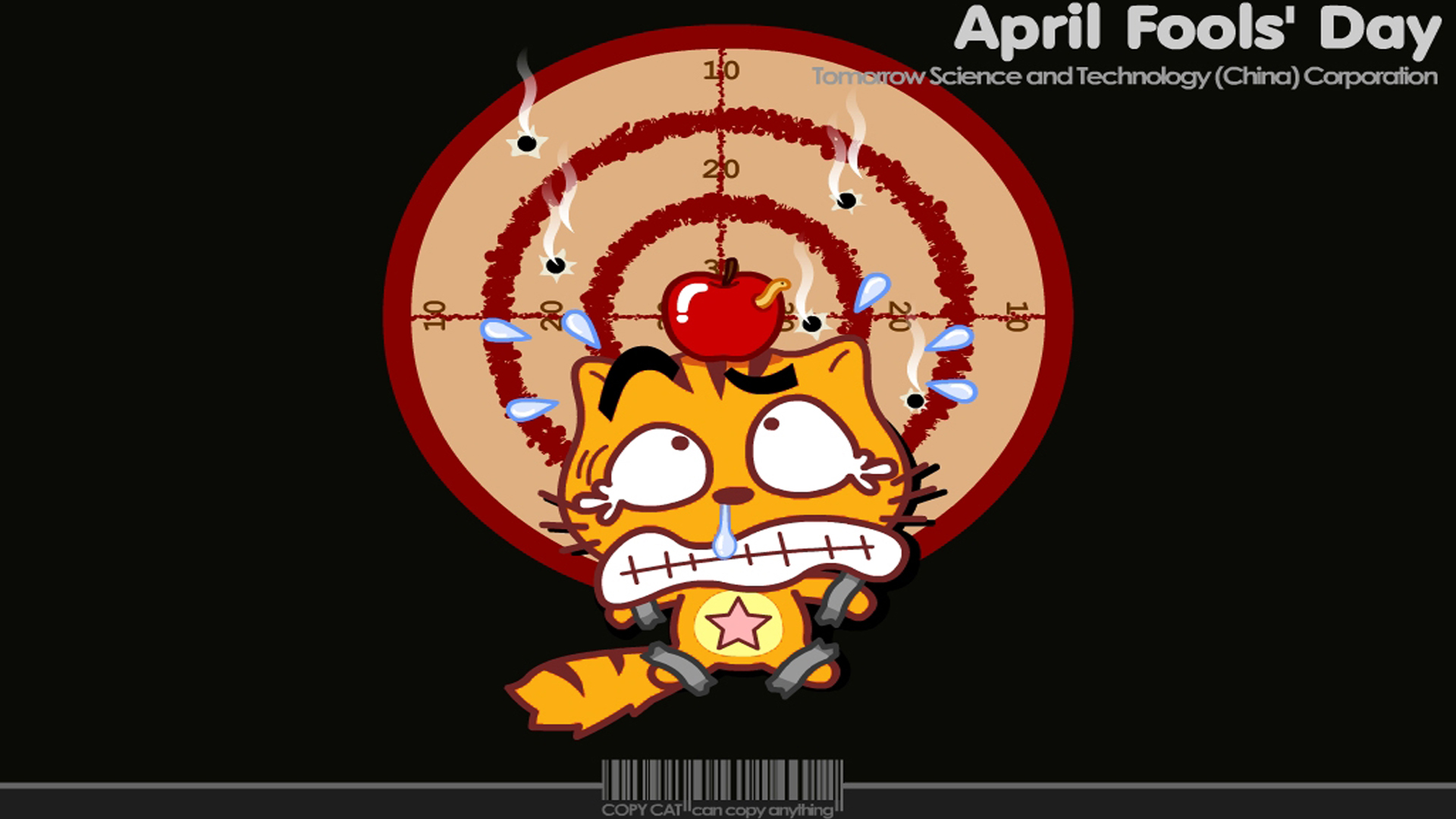 儿童桌面专用,愚人节,卡通