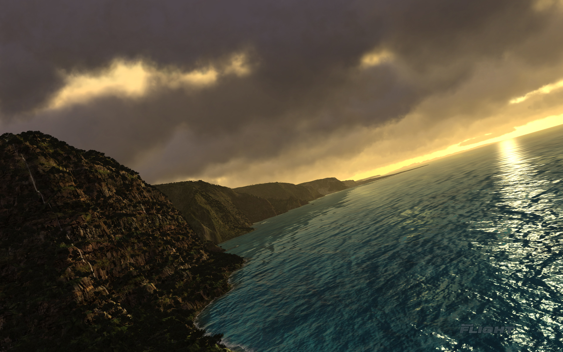 风景,风光,景观,落日余晖,儿童桌面专用