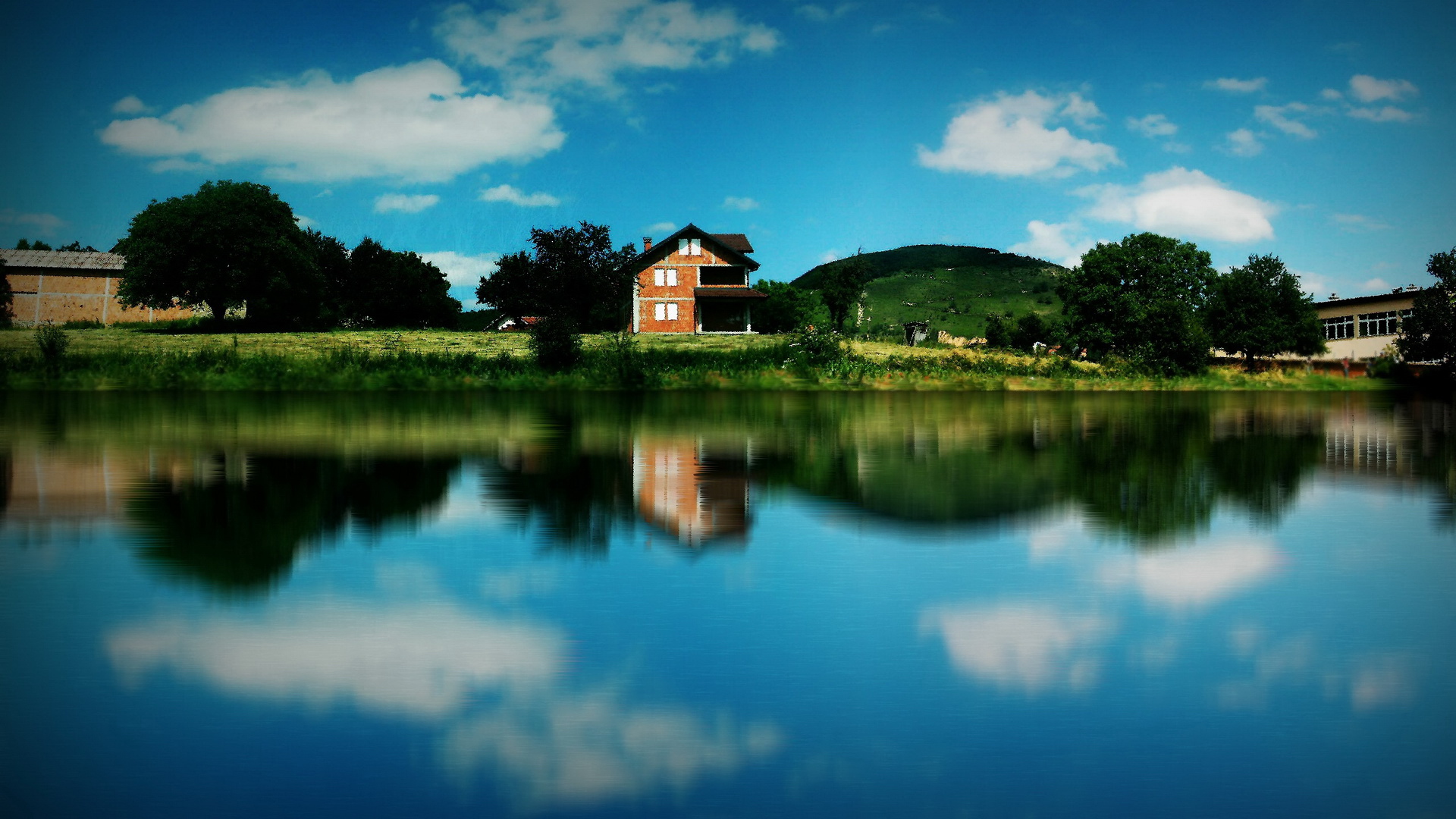 风景,风光,景观,蓝天白云,儿童桌面专用