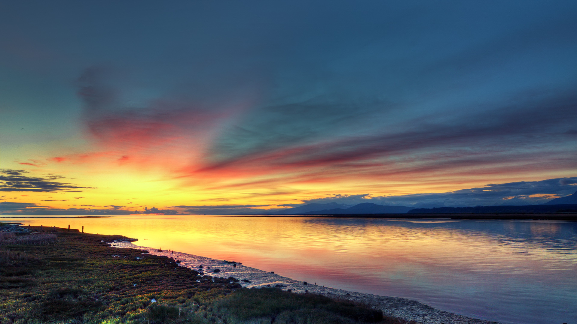 风景,风光,景观,儿童桌面专用,落日余晖