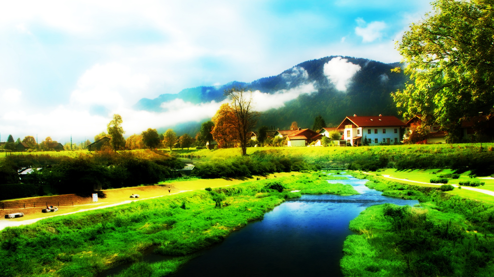 风景,风光,景观,儿童桌面专用,奇幻梦境