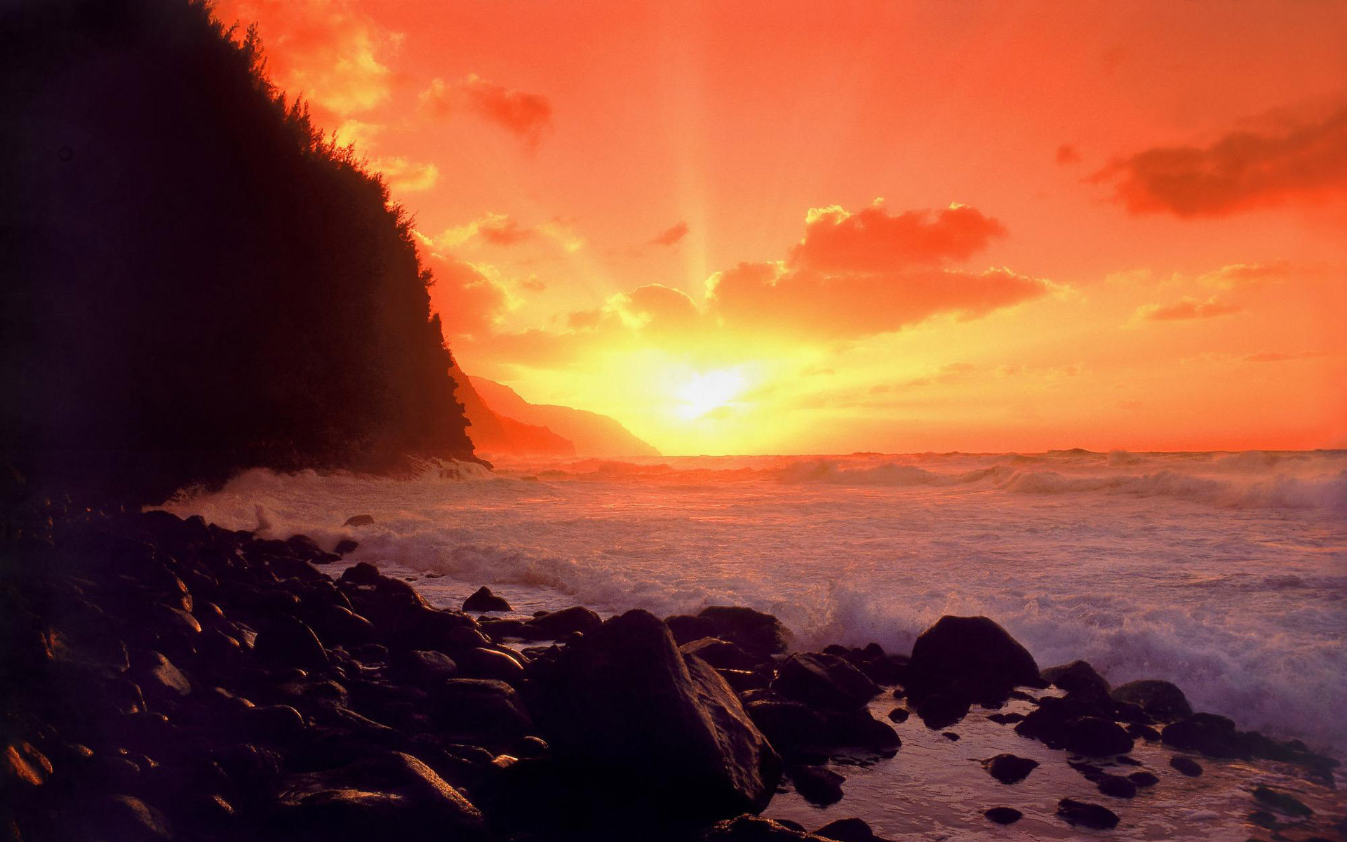 风景,日落,七月三日,落日余晖,mlgb,儿童桌面专用