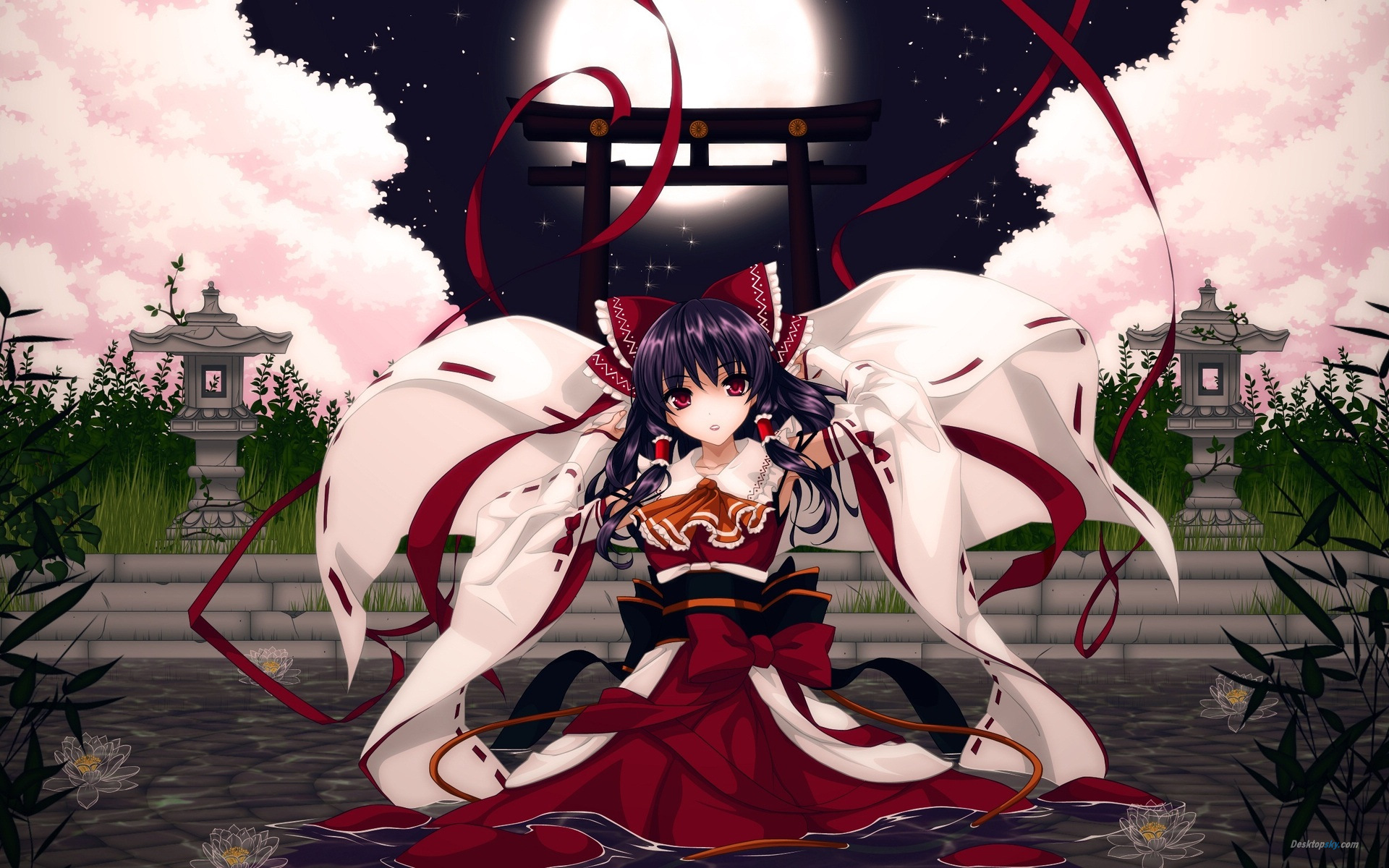 博丽霊梦,动漫,日本,CG,漫画,七月三十一日,儿童桌面专用