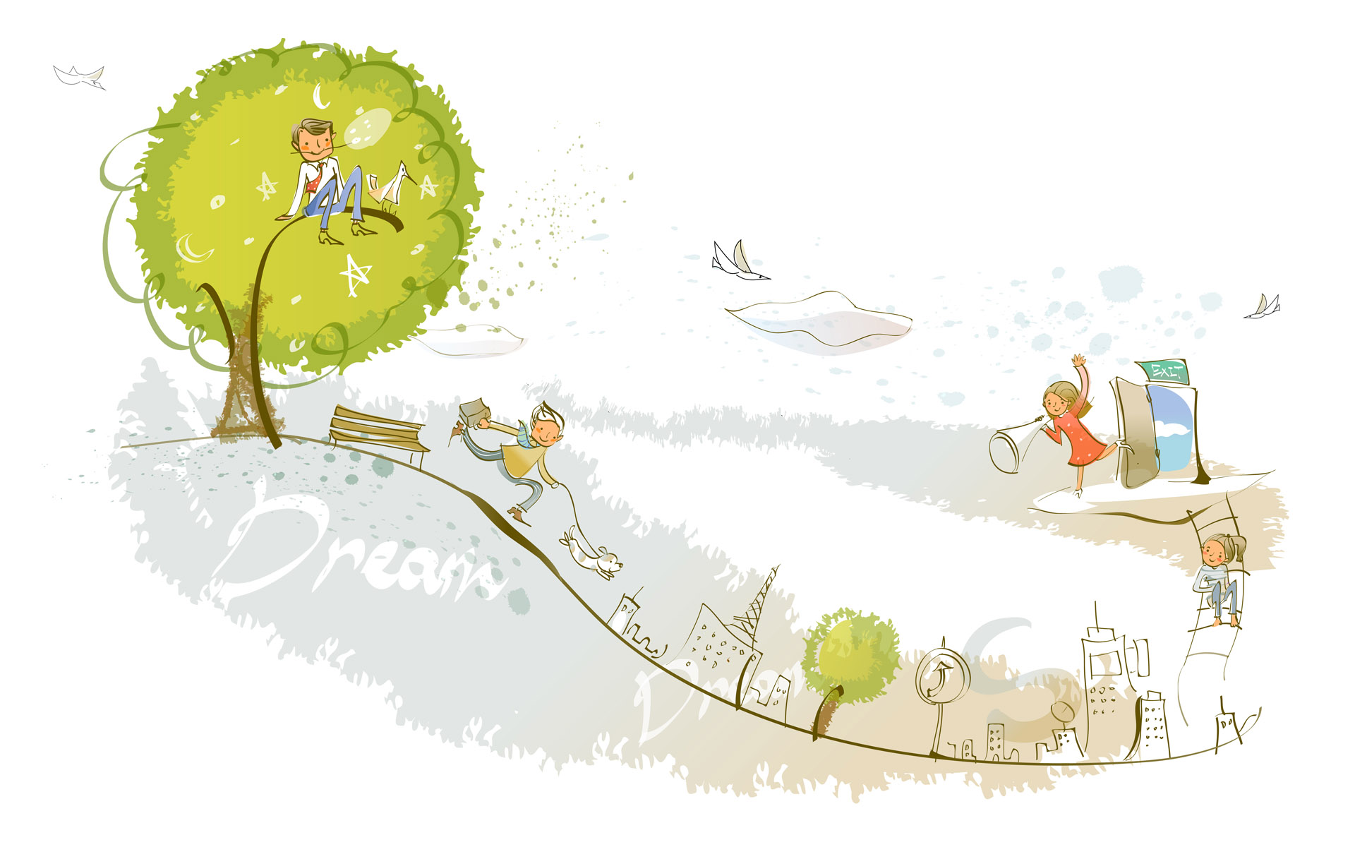 儿童,卡通,童年,梦想,设计,七月四日,尼玛,儿童桌面专用