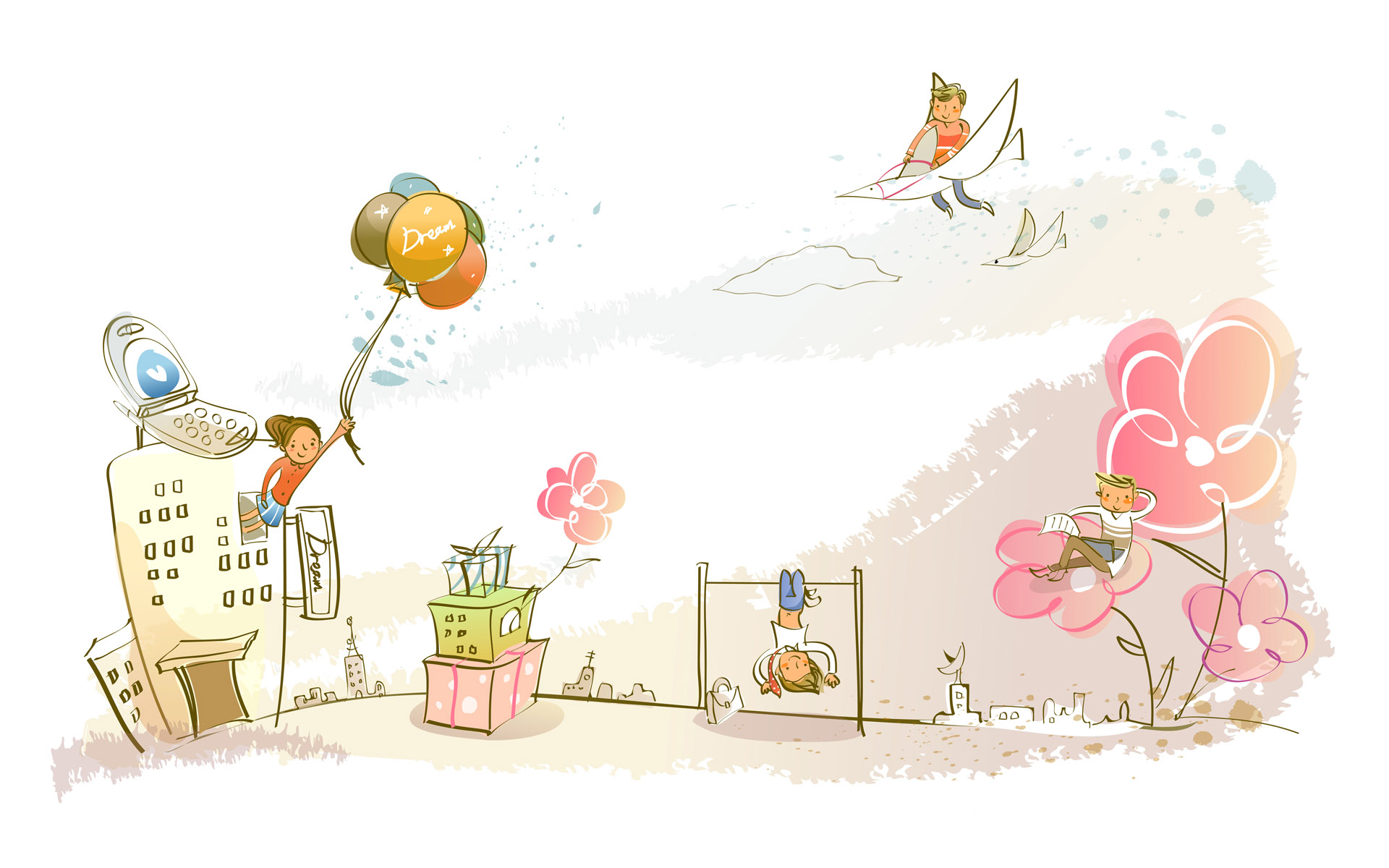 动漫,卡通,可爱,儿童,童年,梦想,设计,儿童桌面专用,尼玛