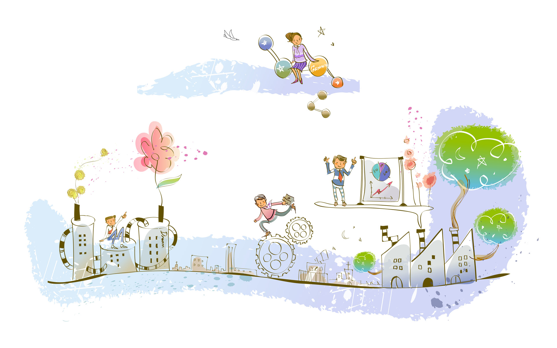 儿童,卡通,童年,梦想,设计,七月四日,尼玛,儿童桌面专用