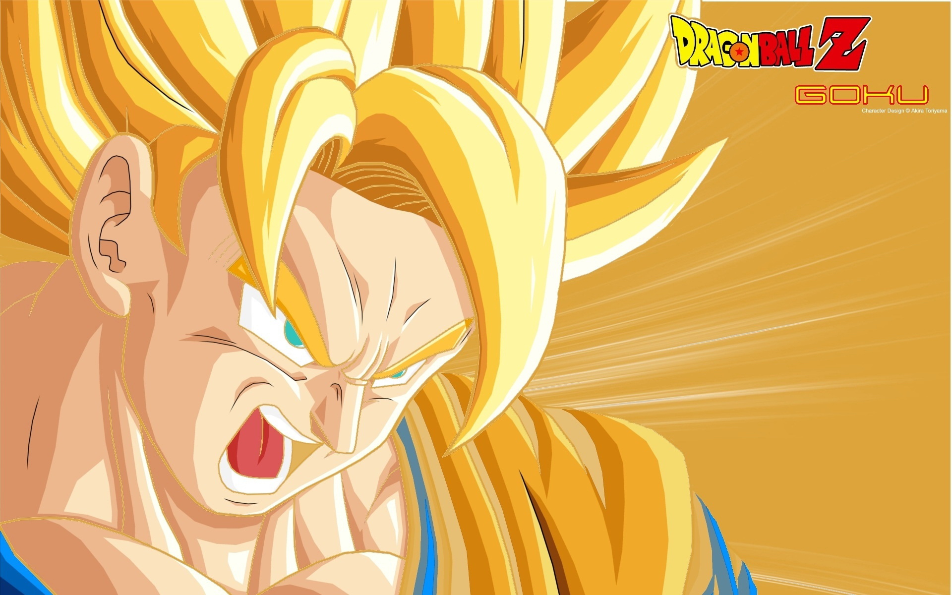 动漫,CG,日本,七龙珠,超级赛亚人,孙悟空,草泥马,儿童桌面专用