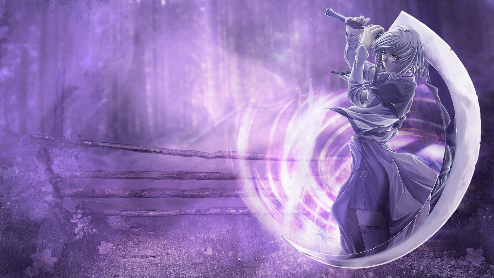 动漫,CG,日本,冷酷,动作,忍者,紫,草泥马,儿童桌面专用