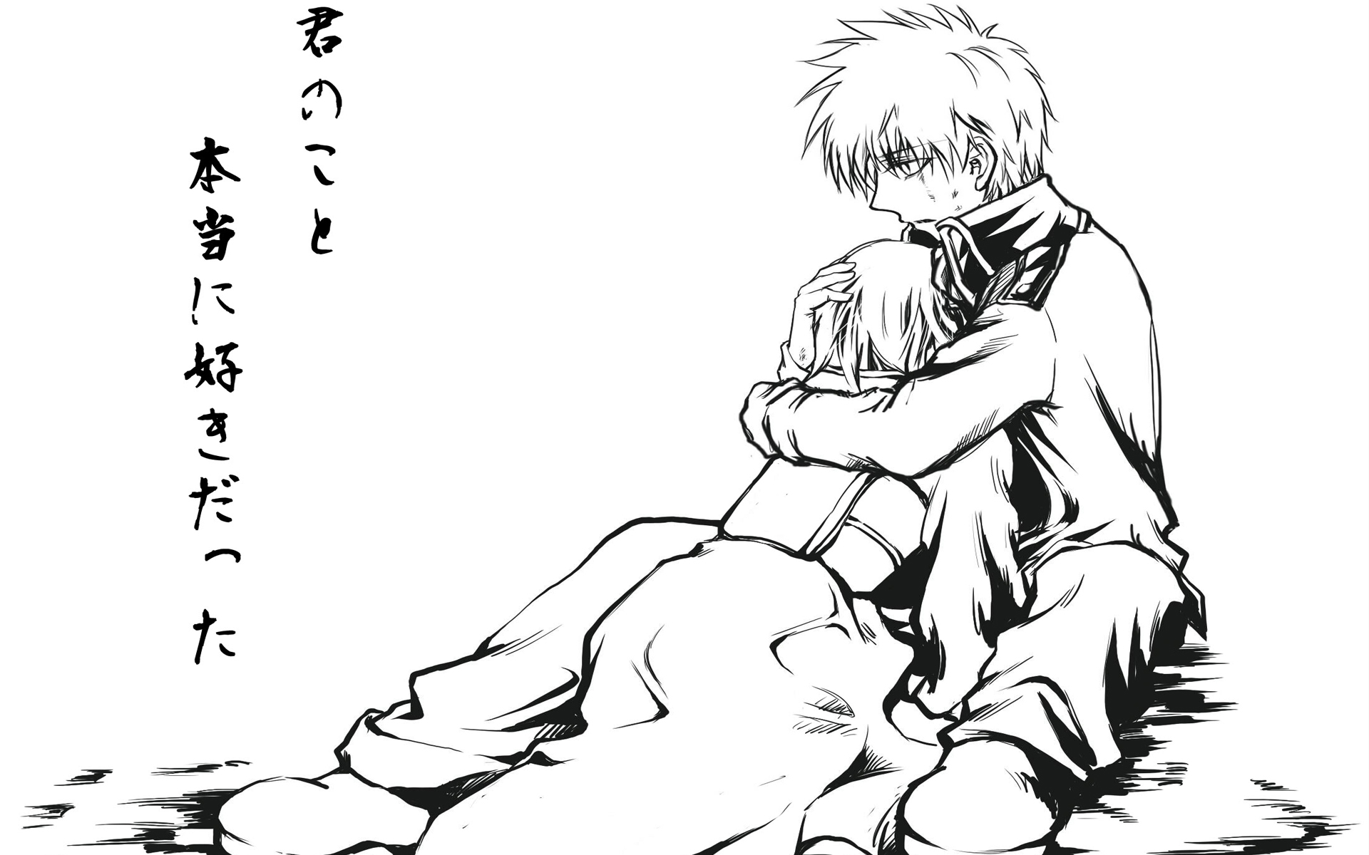 动漫,CG,漫画,少年漫画,银魂,少男,动作,素描,草泥马,儿童桌面专用