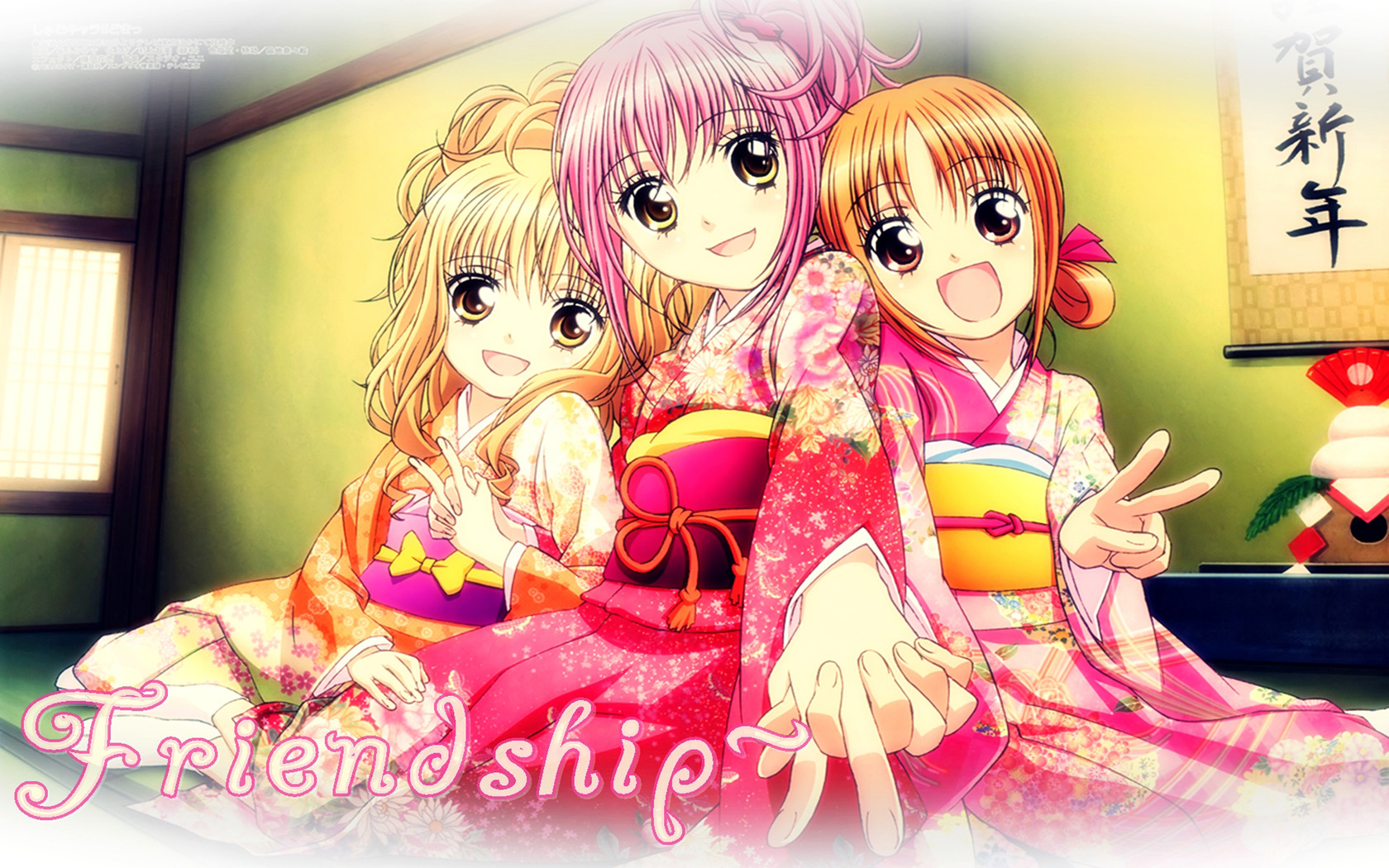 动漫,CG,少女漫画,日本,守护甜心,美少女,可爱,草泥马,儿童桌面专用