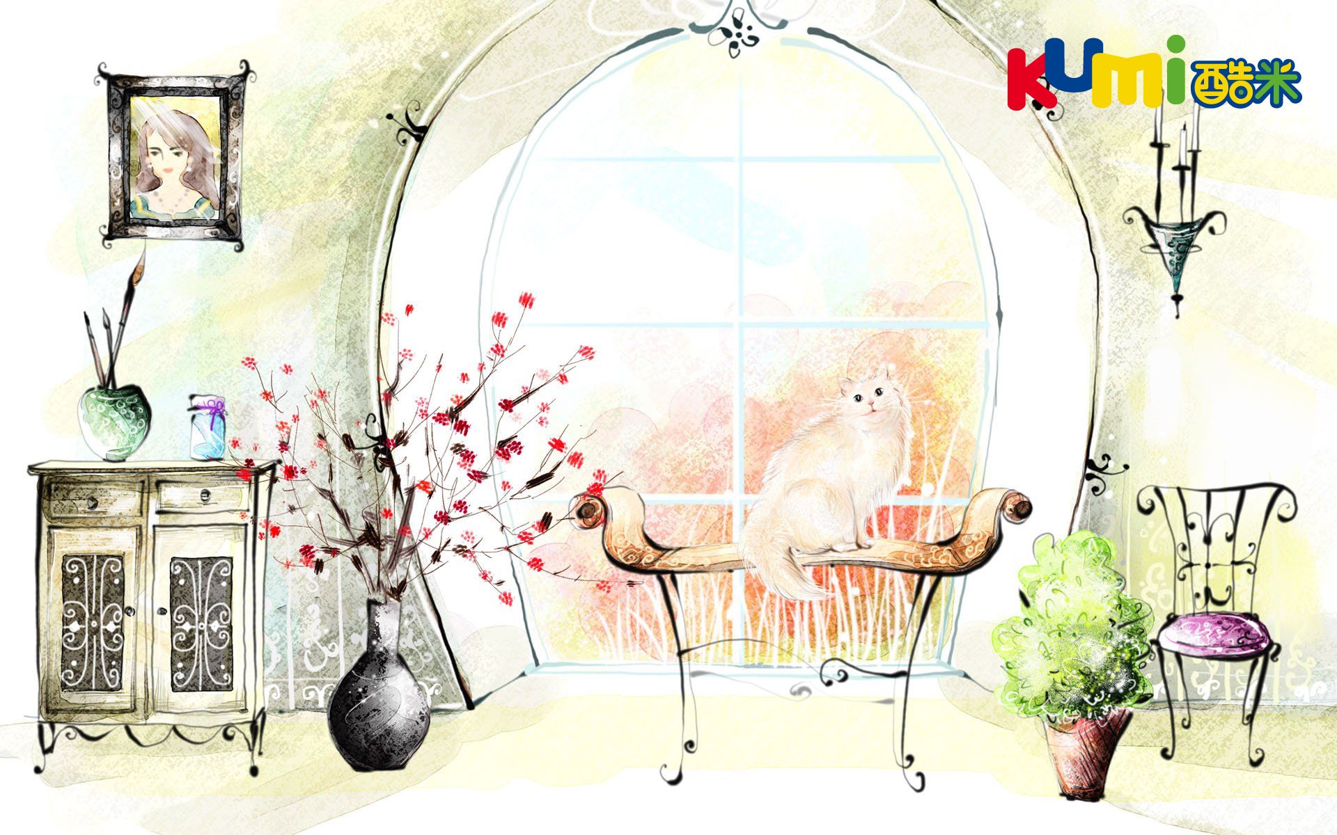 卡通,可爱,动漫,尼玛,酷米网,童年,儿童桌面专用