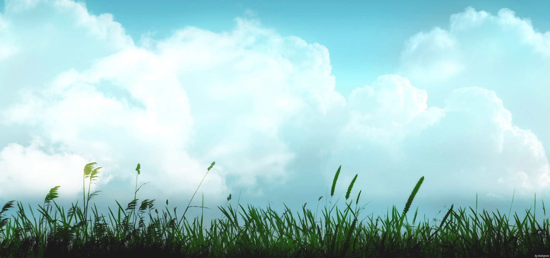 超宽,全景,风景,蓝天白云,mlgb,儿童桌面专用