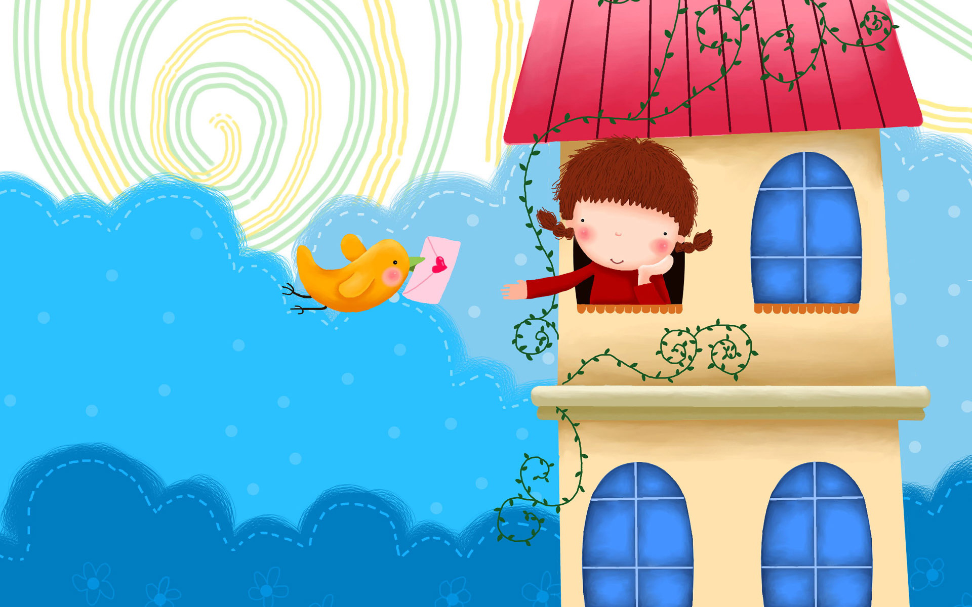 动漫,卡通,可爱,人物,女孩,儿童桌面专用,尼玛