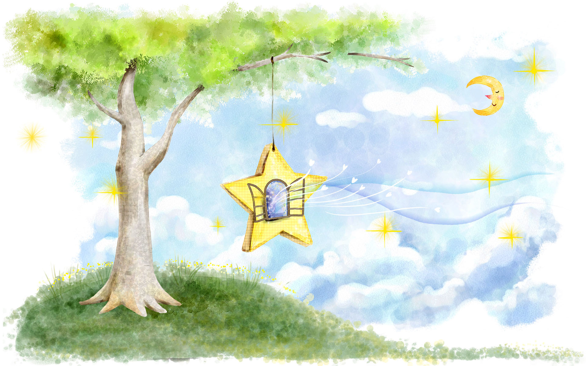 动漫,卡通,可爱,植物,儿童桌面专用,尼玛