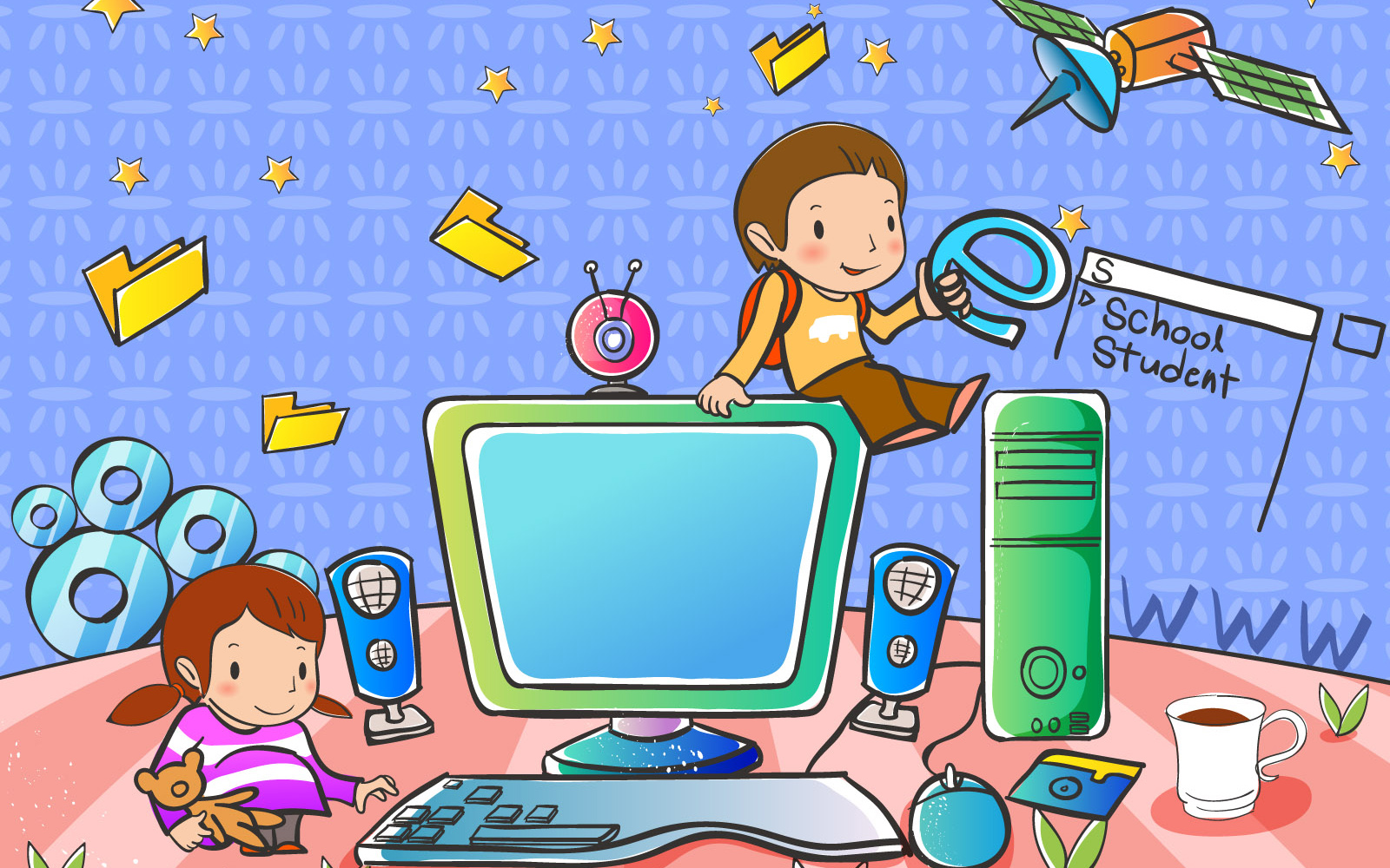 动漫,卡通,可爱,人物,尼玛,儿童桌面专用