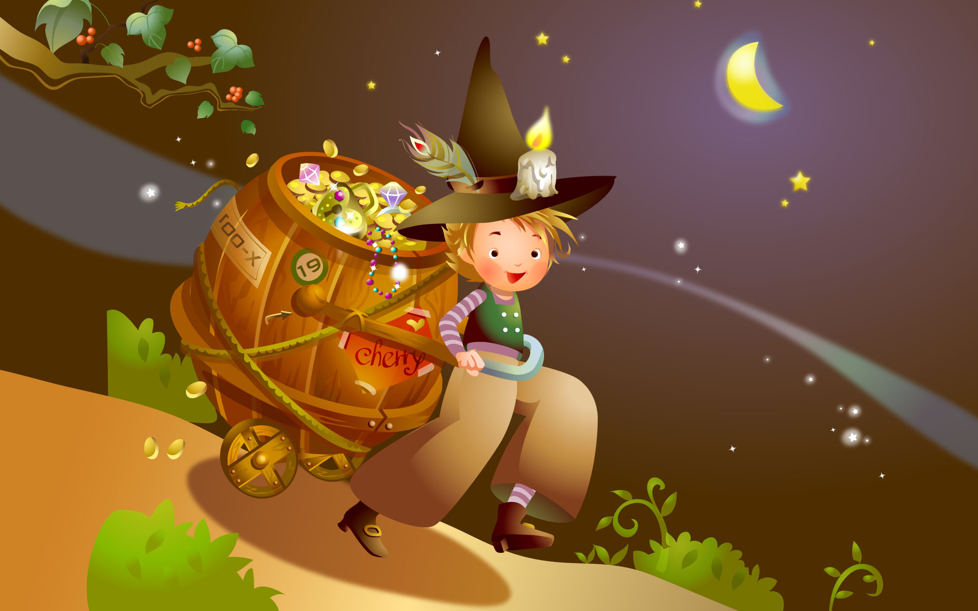 动漫,卡通,可爱,人物,男孩,春江花月,儿童桌面专用,尼玛