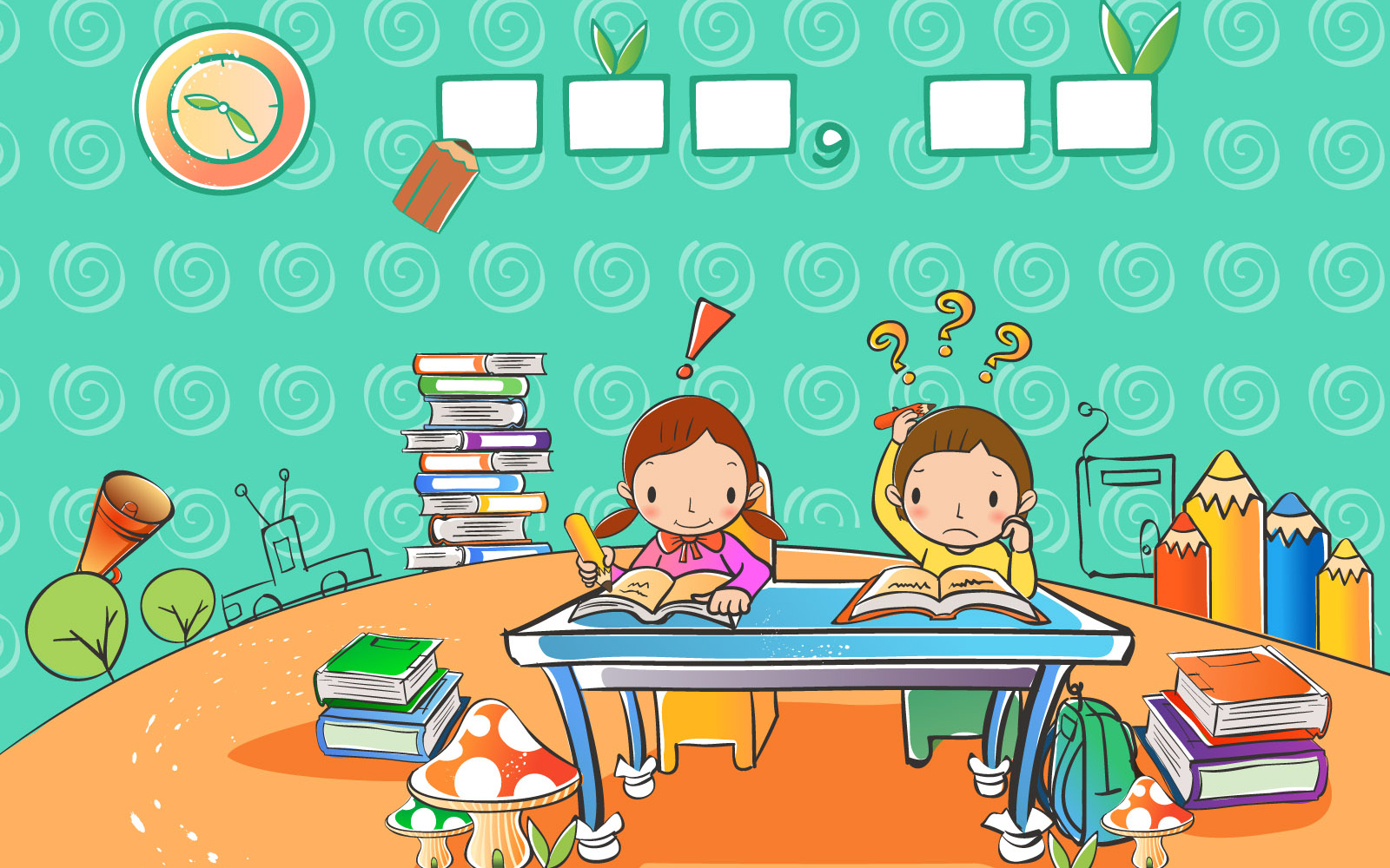 动漫,卡通,可爱,人物,儿童桌面专用,尼玛