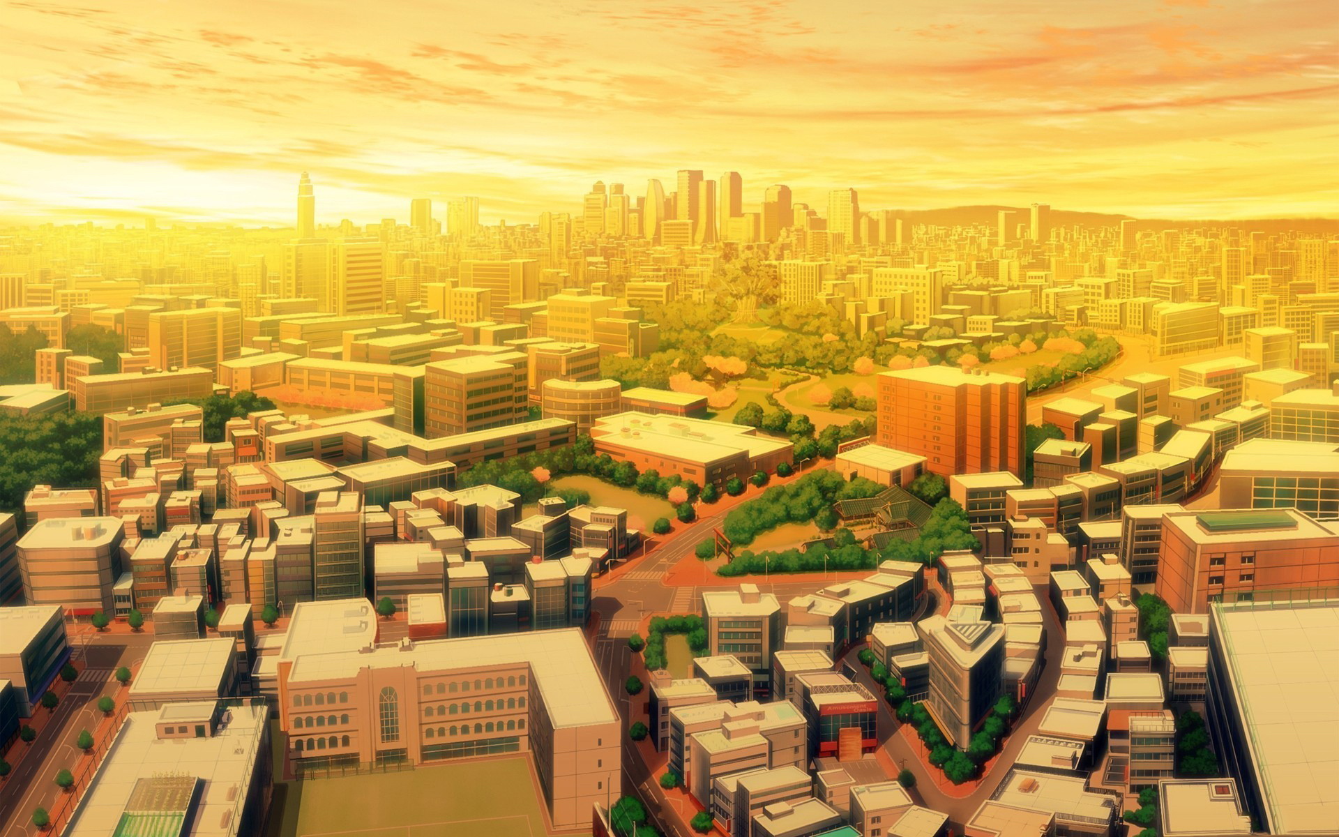 动漫,日韩,卡通,CG,漫画,城市,黄,草泥马,儿童桌面专用