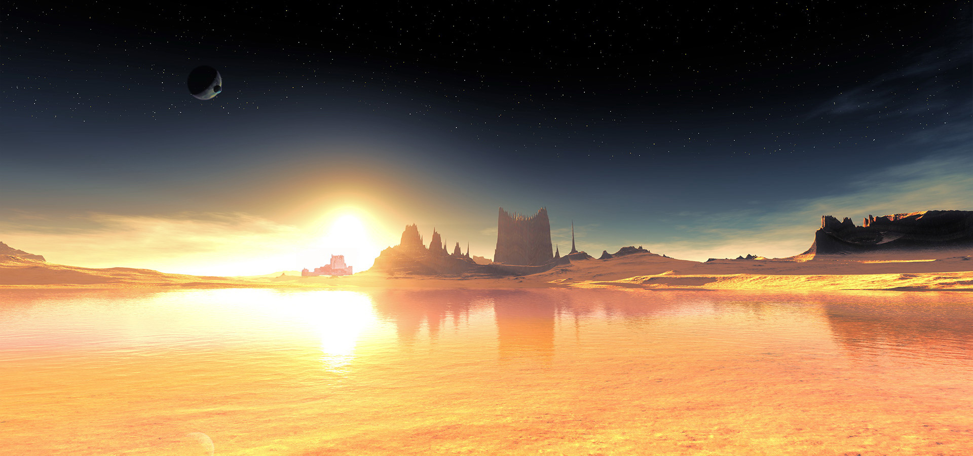 超宽,全景,风景,落日余晖,mlgb,儿童桌面专用