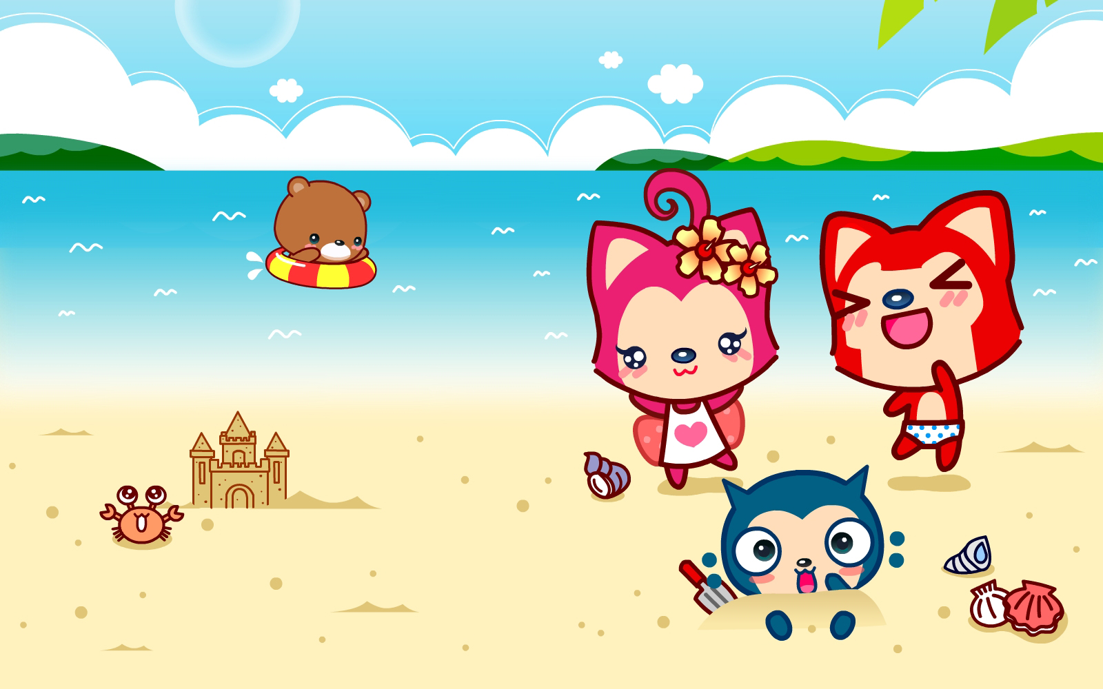 卡通,可爱,动漫,儿童桌面专用,尼玛,阿狸,ali