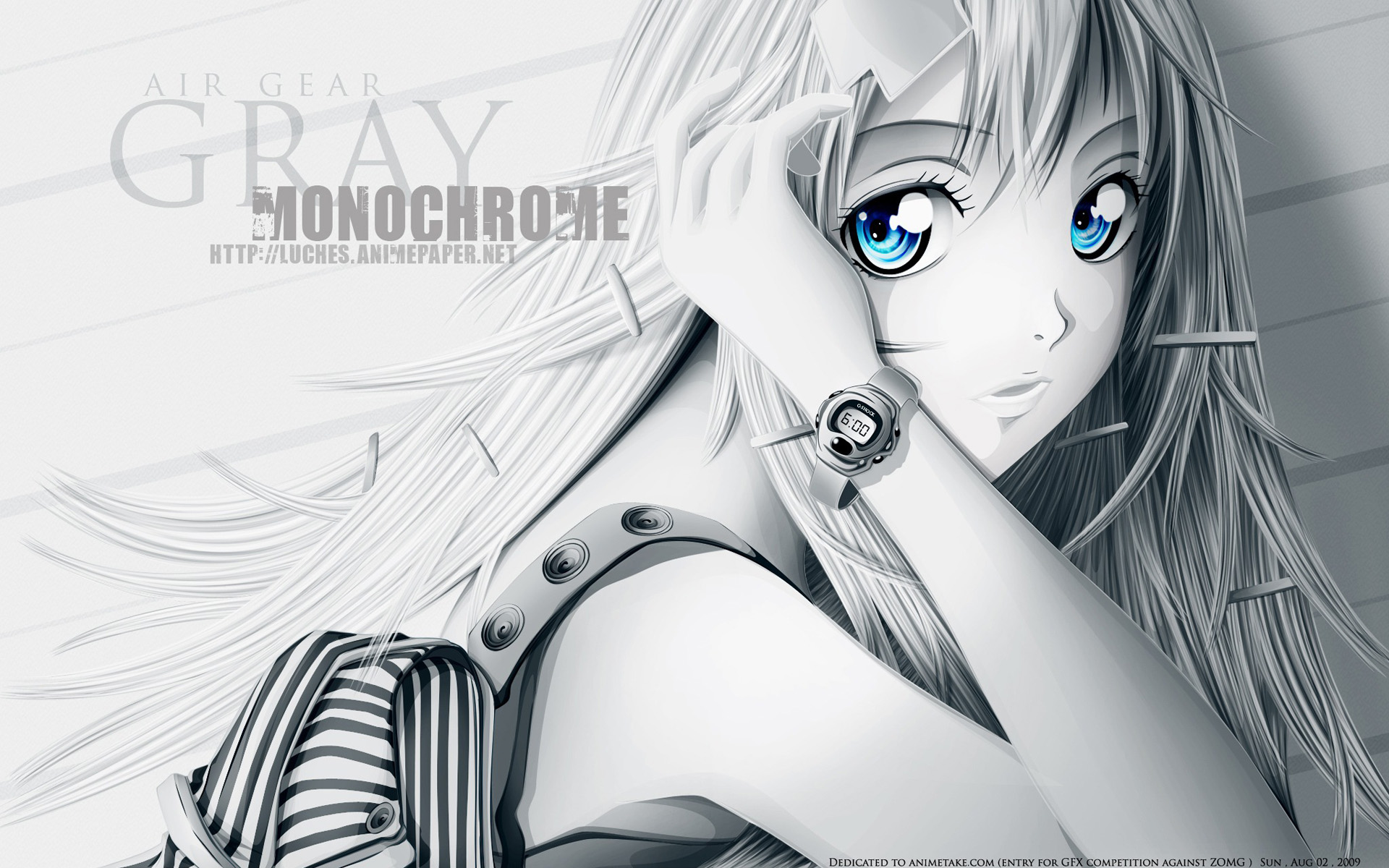 动漫,CG,漫画,美少女,可爱,清纯,灰白,草泥马,儿童桌面专用