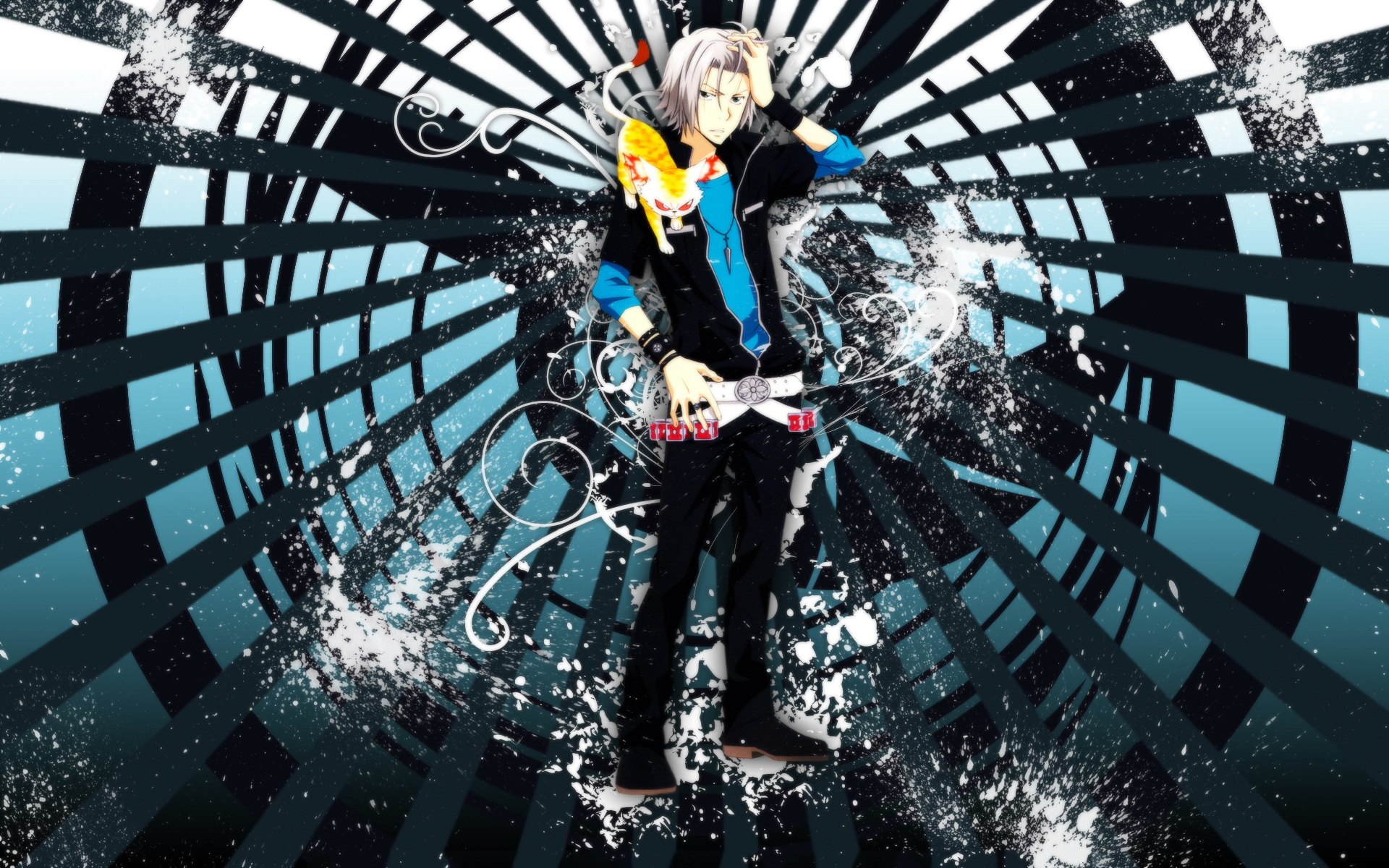 动漫,CG,漫画,少男,动作,草泥马,儿童桌面专用