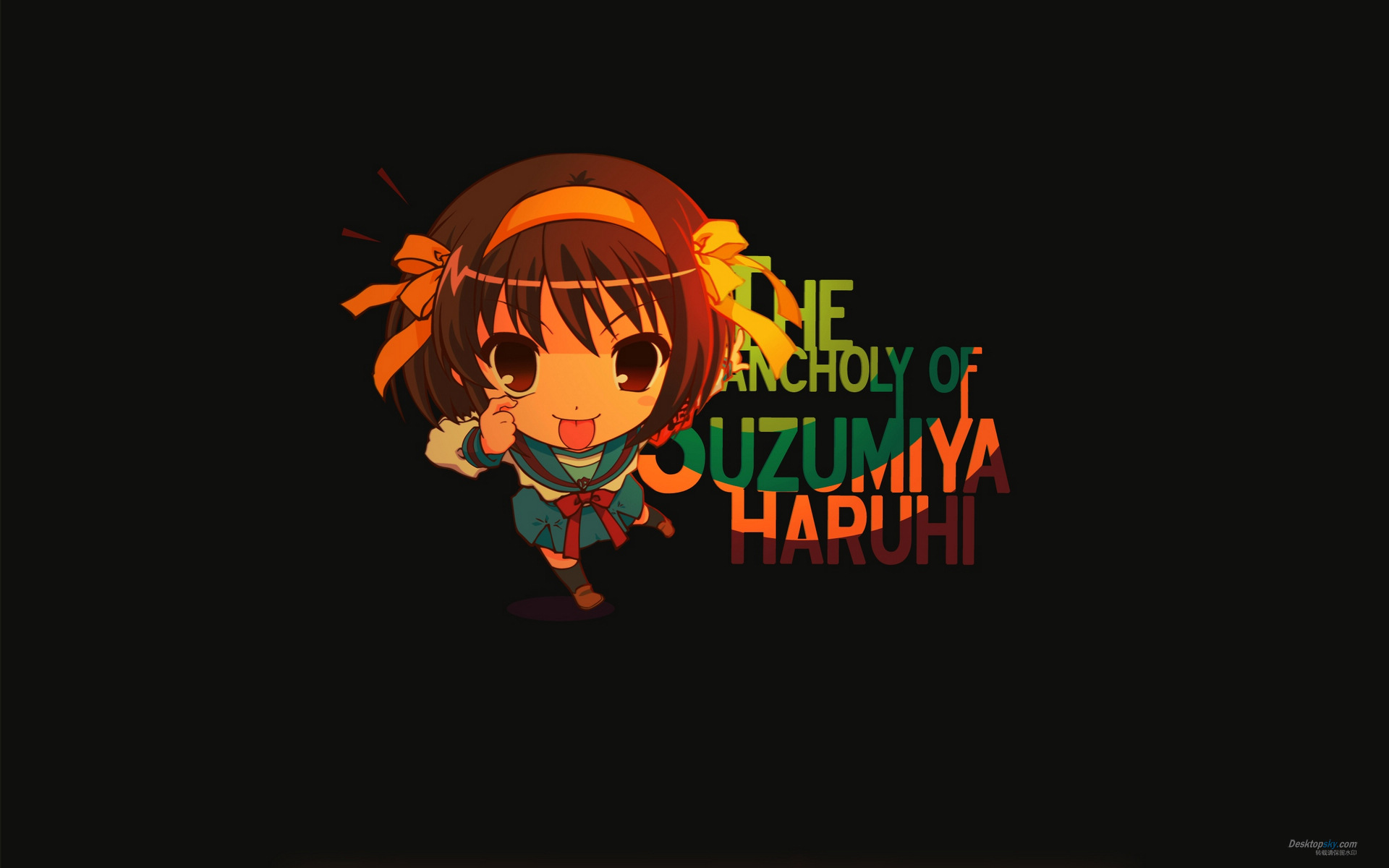 动漫,萝莉,凉宫春日,九月二十九日,儿童桌面专用