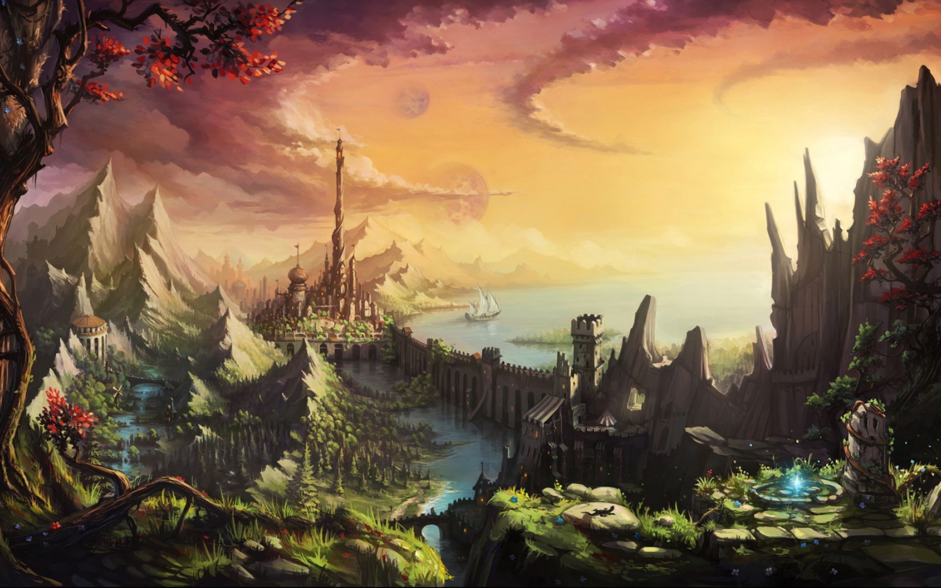 风景,奇幻梦境,2012Y十月26D,儿童桌面专用