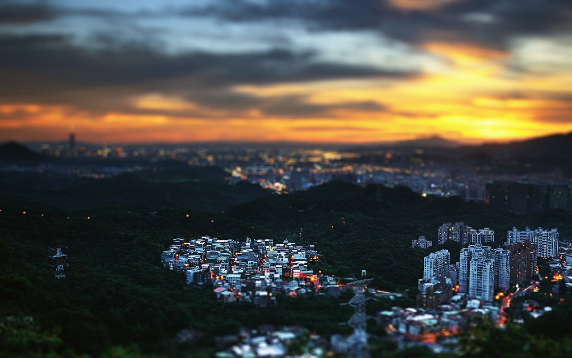 风景,落日余晖,2012Y十月26D,儿童桌面专用