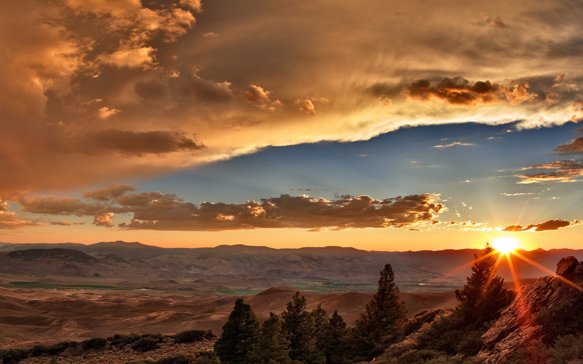 风景,落日余晖,2012Y十一月04D,儿童桌面专用
