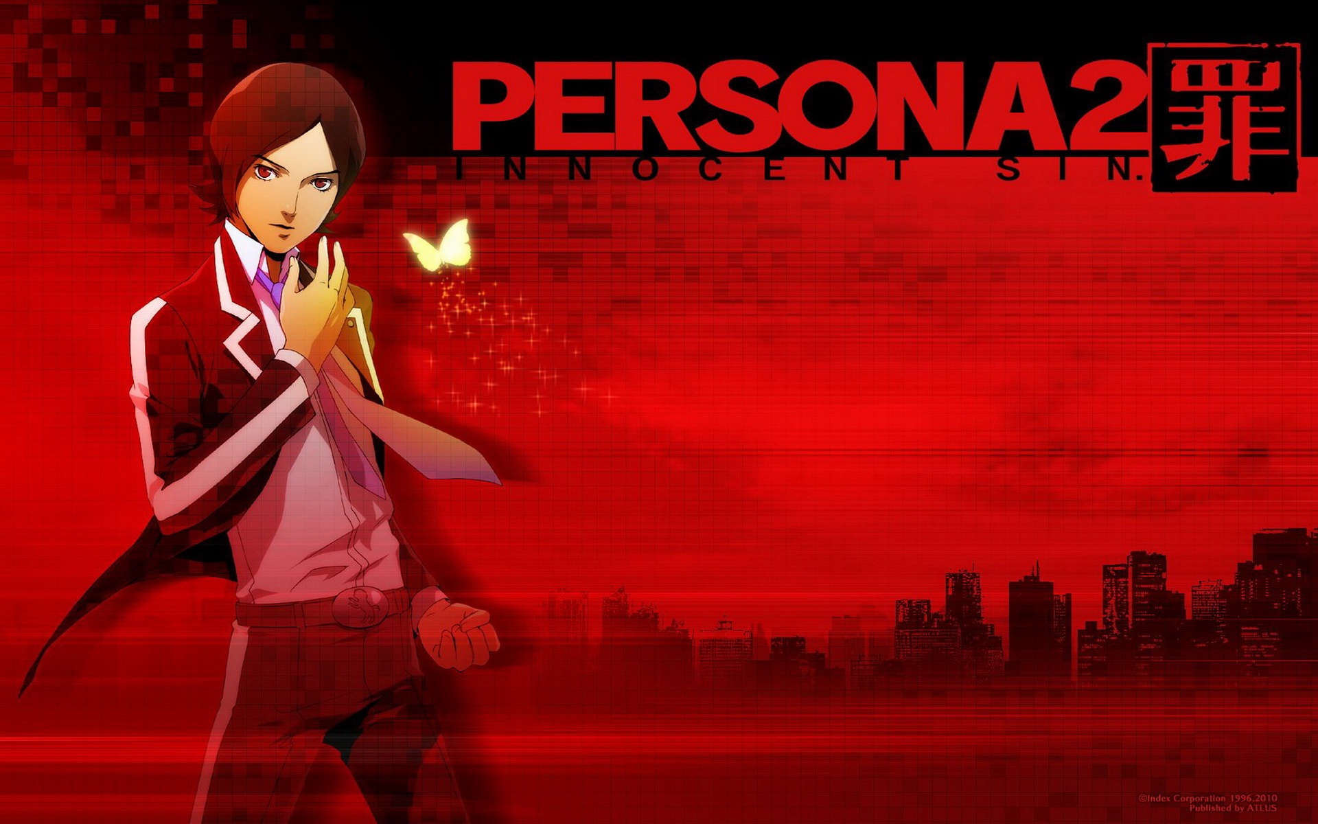 女神异闻录,动漫,宽屏,红色,儿童桌面专用