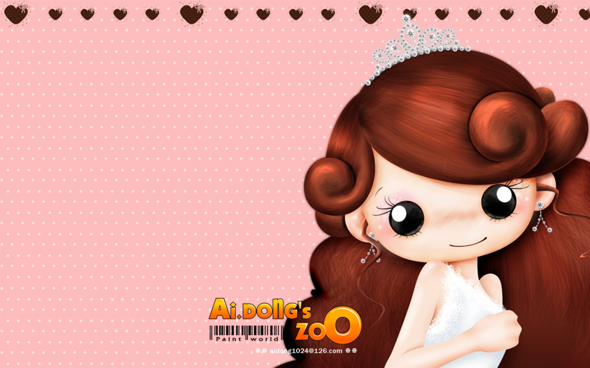 爱冬,女孩,精美,可爱,原创,卡通,儿童桌面专用