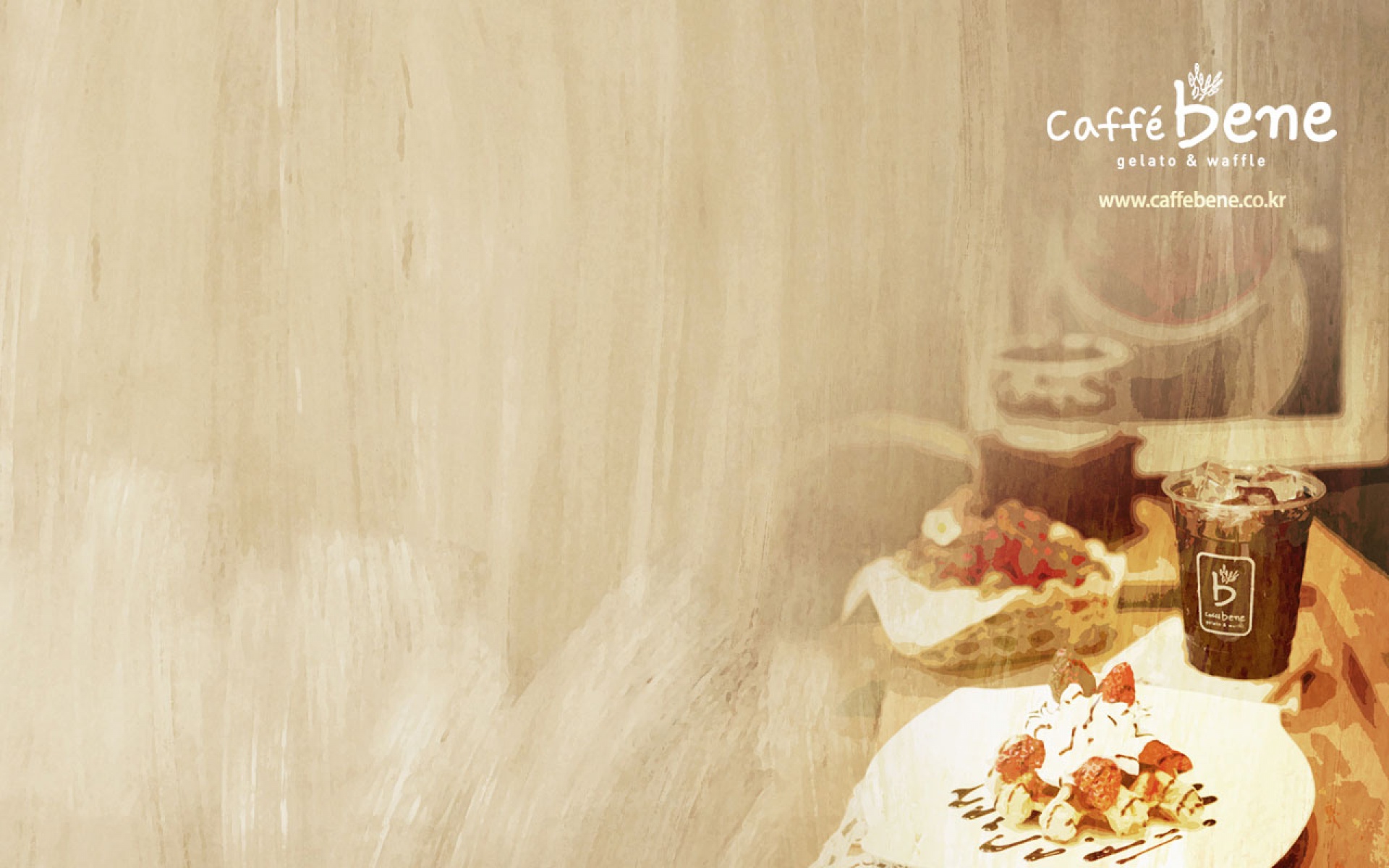 韩国,Caffe,Bene,咖啡店,咖啡,广告,2012Y十月26D,儿童桌面专用