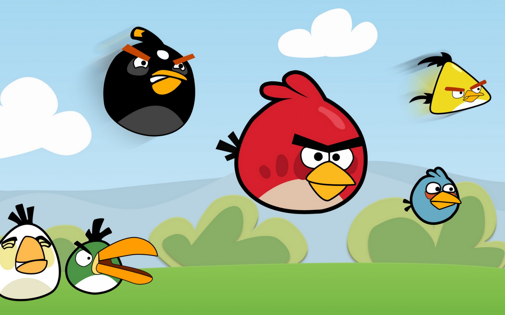 手游世界,愤怒的小鸟
