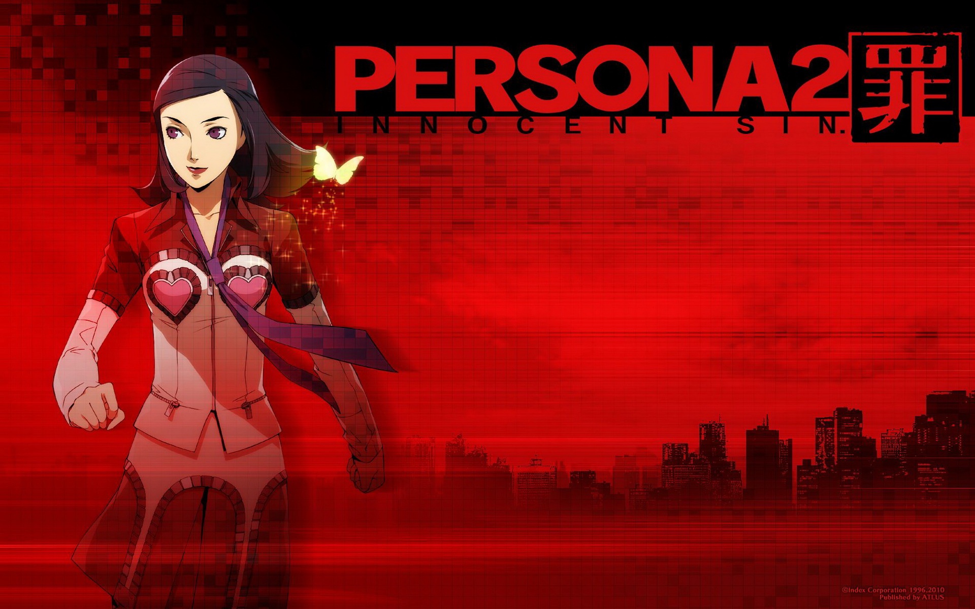 女神异闻录,动漫,宽屏,红色,儿童桌面专用