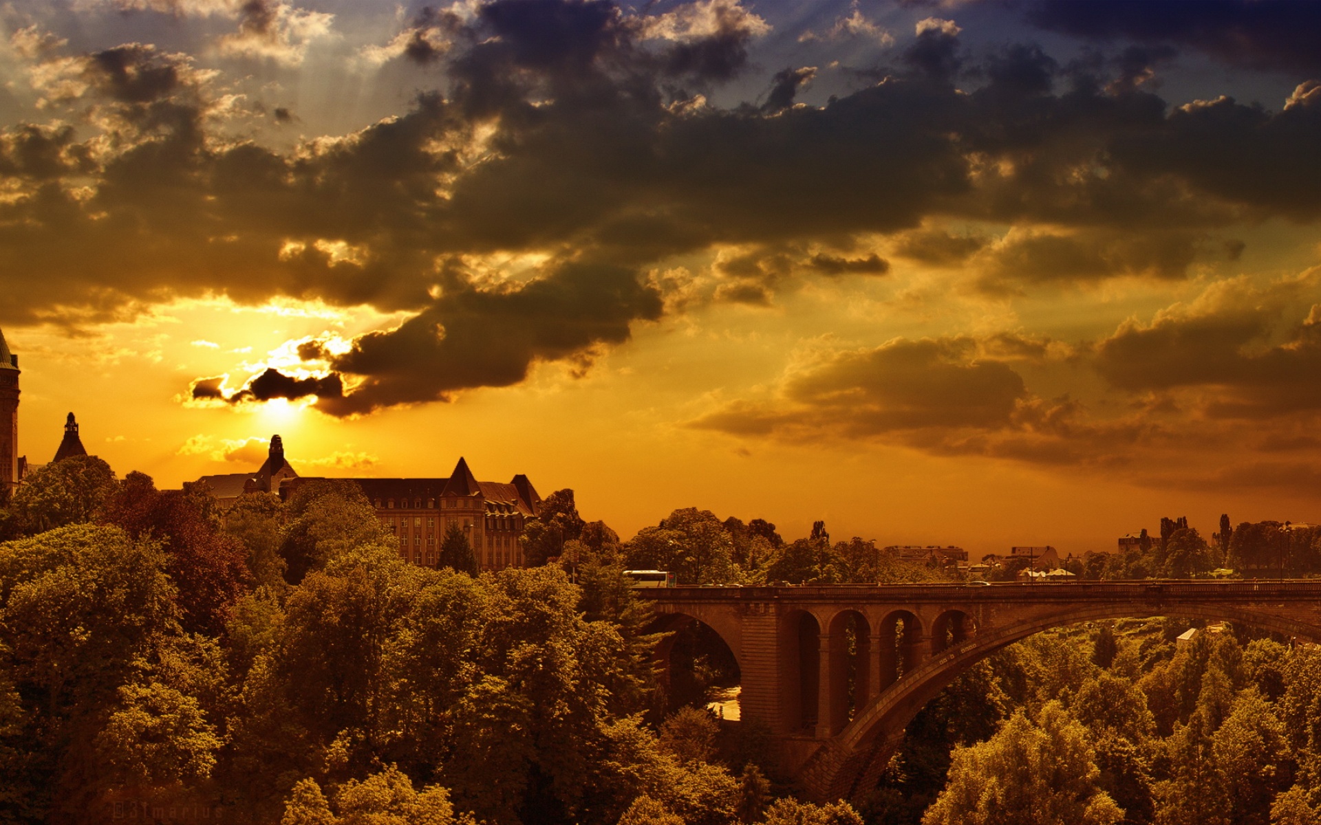 风景,落日余晖,2012Y十月27D,儿童桌面专用