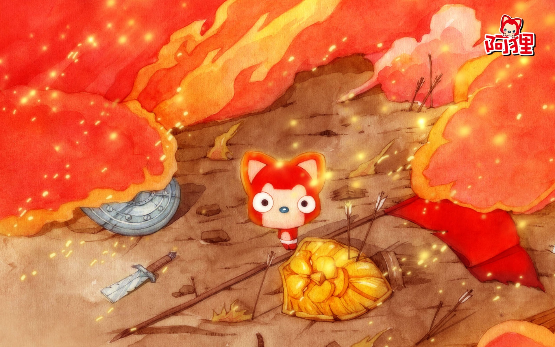 阿狸,梦之城堡,可爱,卡通,宽屏,2012Y十月26D,ali,儿童桌面专用