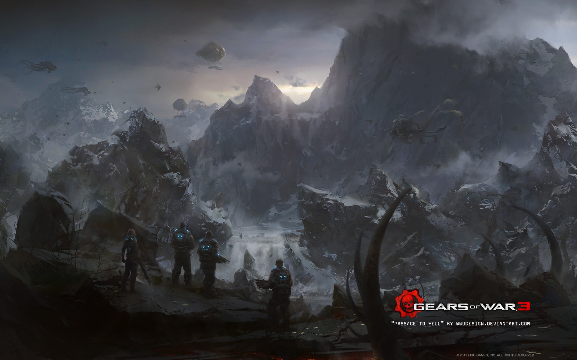 战争机器,艺术,原画,宽屏,游戏,2012Y十月26D