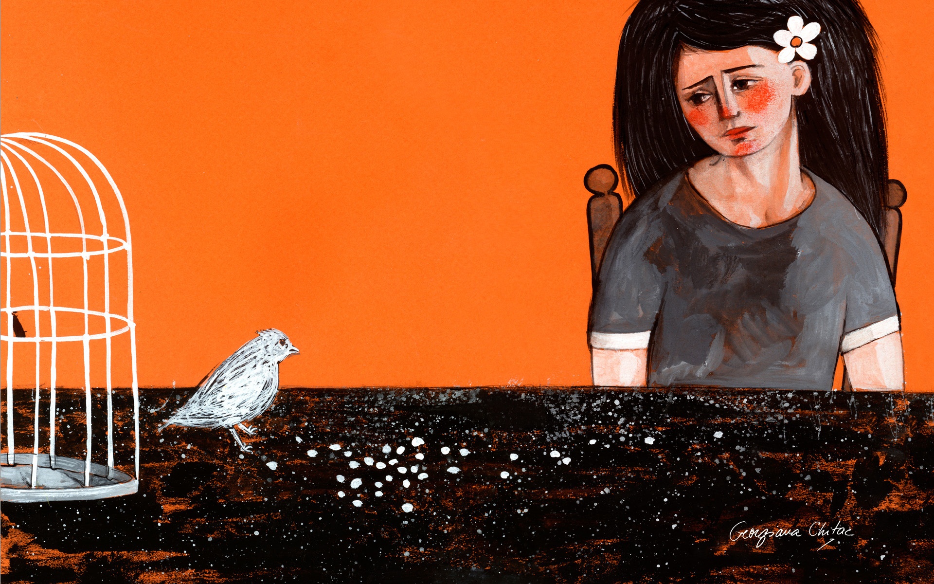 希冀与梦想,Windows,7,宽屏,win,手绘,艺术,设计,女孩,2012Y十月25D