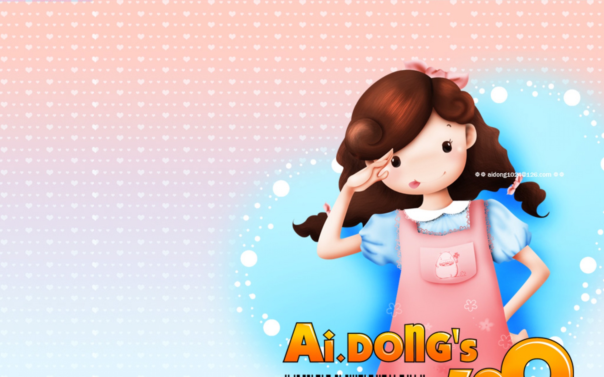 爱冬,女孩,精美,可爱,原创,卡通,儿童桌面专用