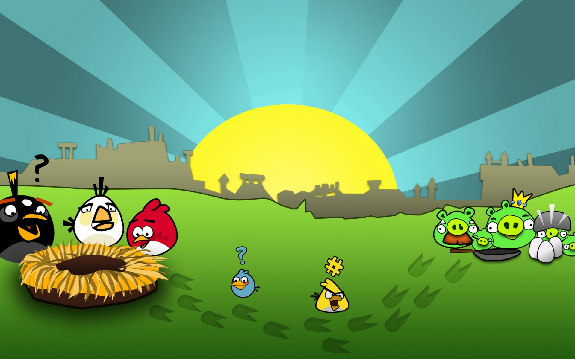 手游世界,愤怒的小鸟