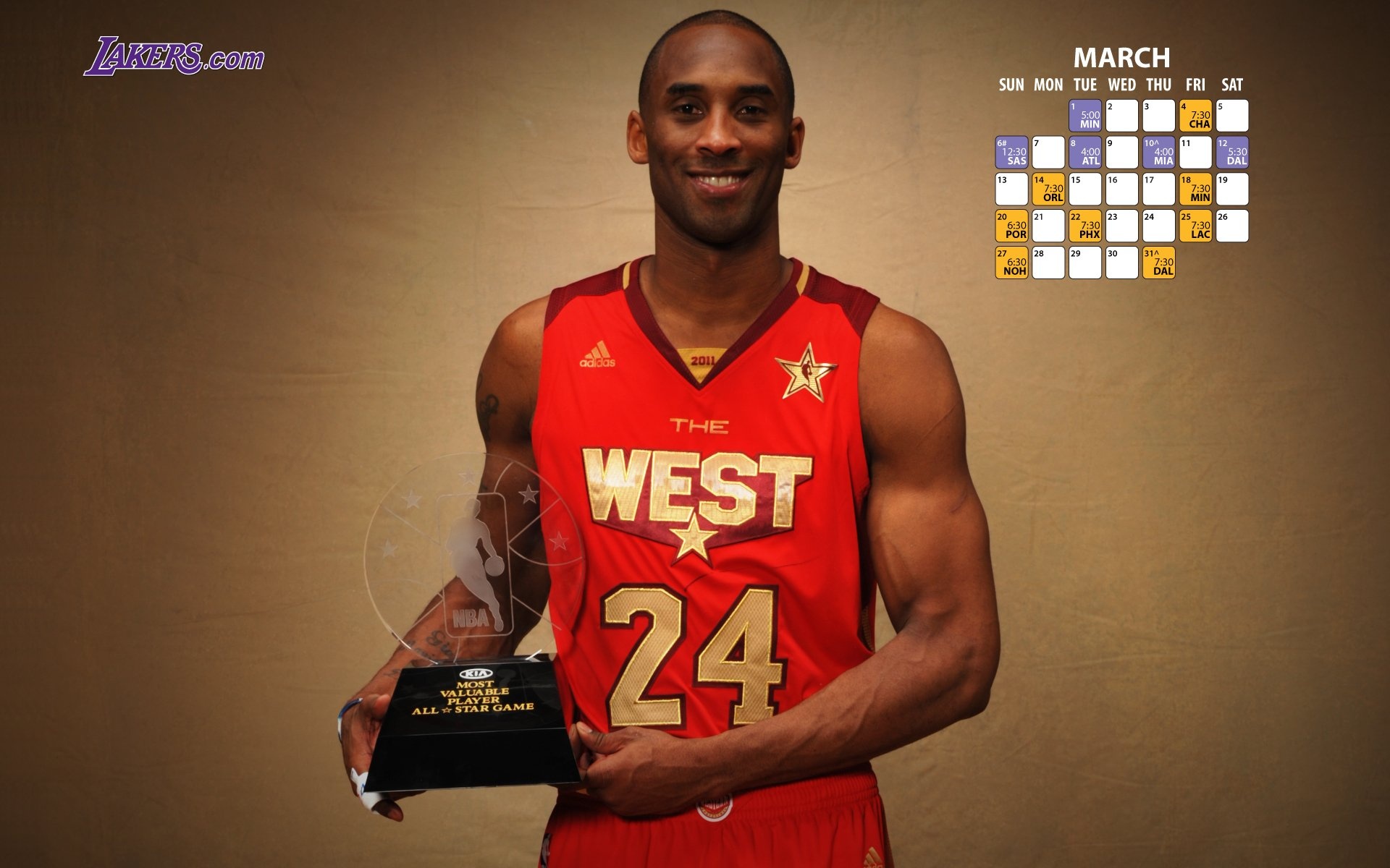 洛杉矶湖人队,NBA,宽屏,湖人,科比,体育,运动,2012Y十月27D,MVP