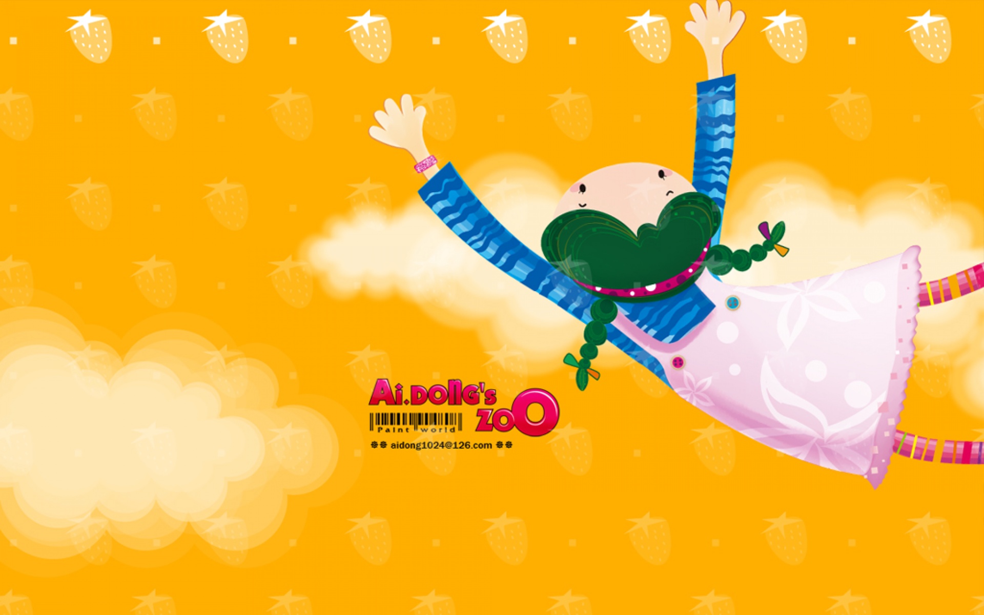 爱冬,女孩,精美,可爱,原创,卡通,儿童桌面专用