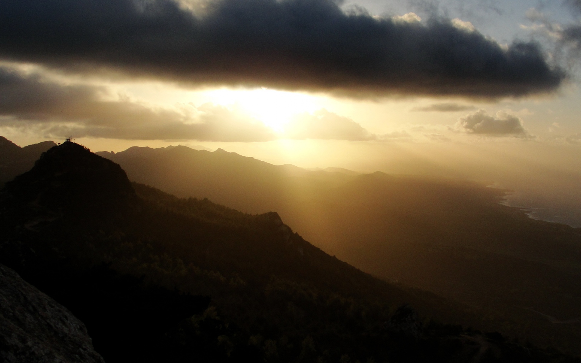 风景,落日余晖,2012Y十月28D,儿童桌面专用